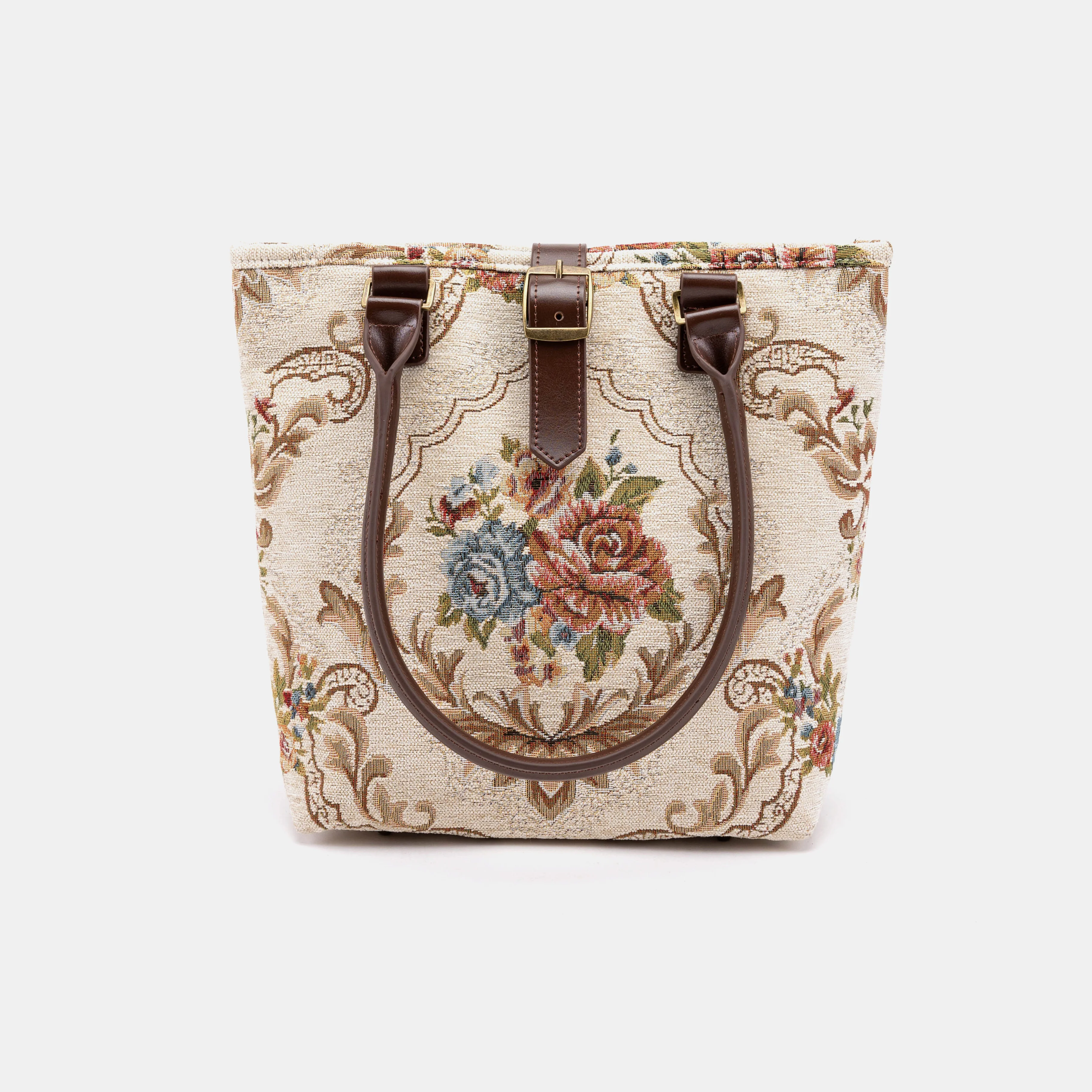 Floral Cream Everyday Tote - Image 6