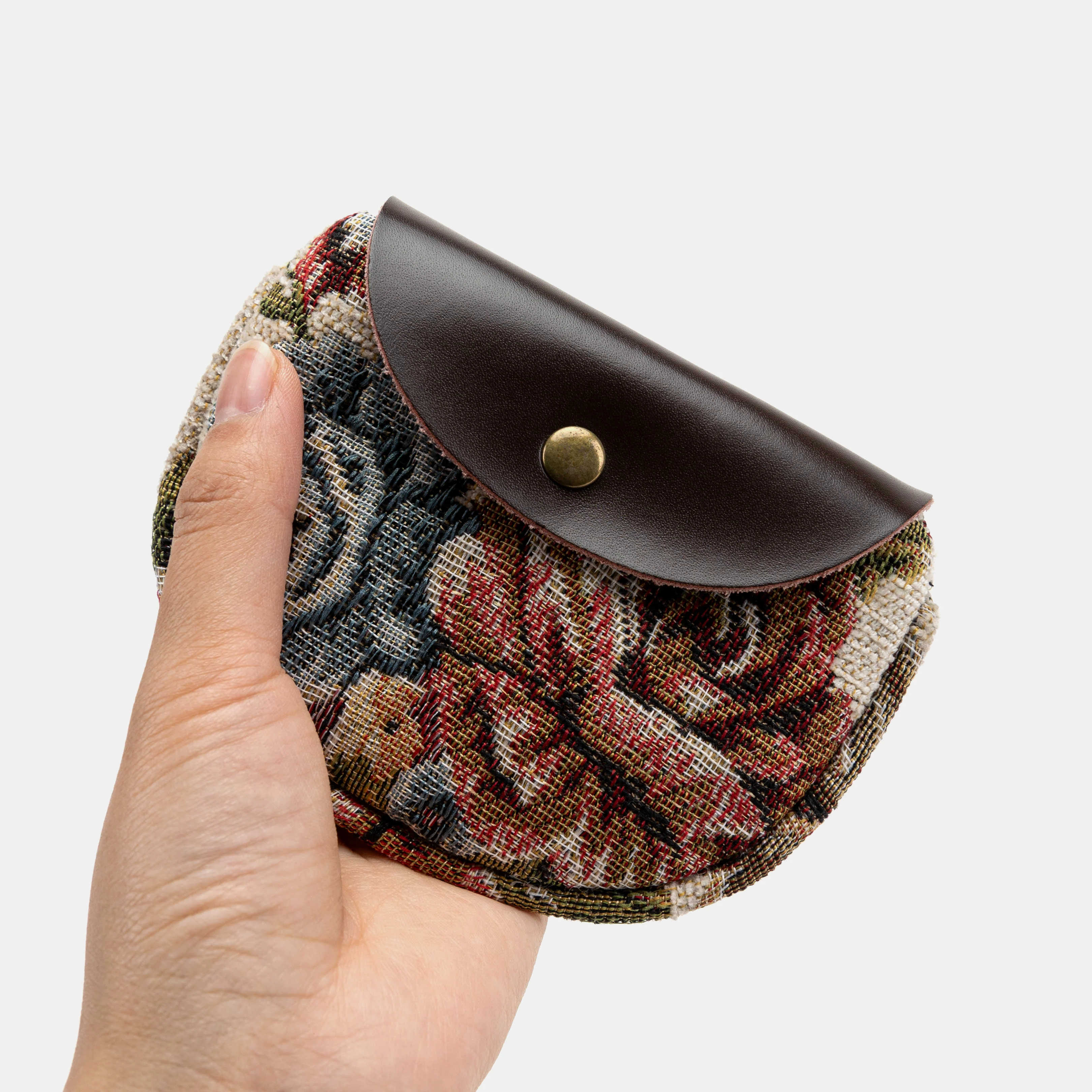 Floral Cream Rosary Bag - Image 5