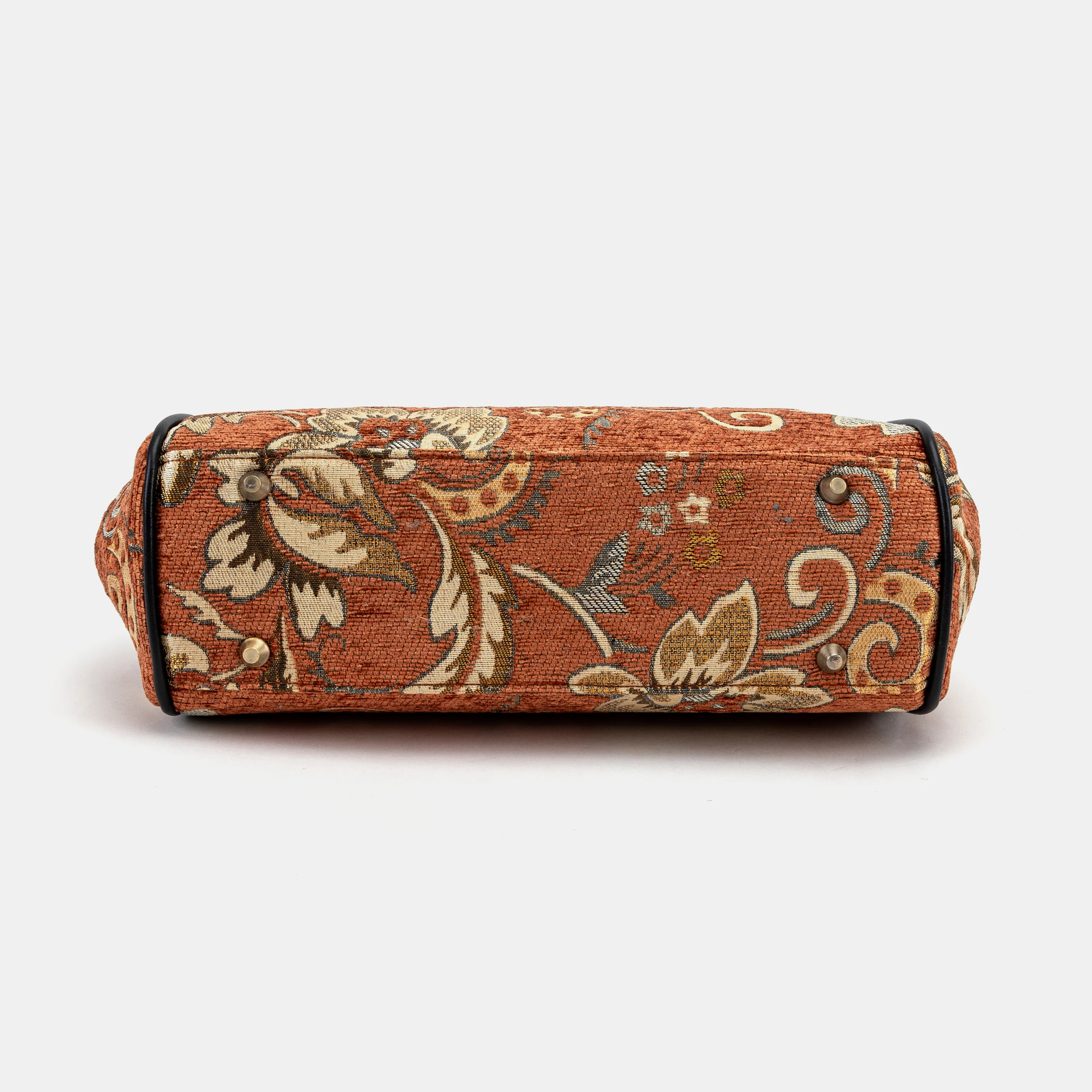 Floral Paisley Orange Alma Shoulder Bag - Image 5