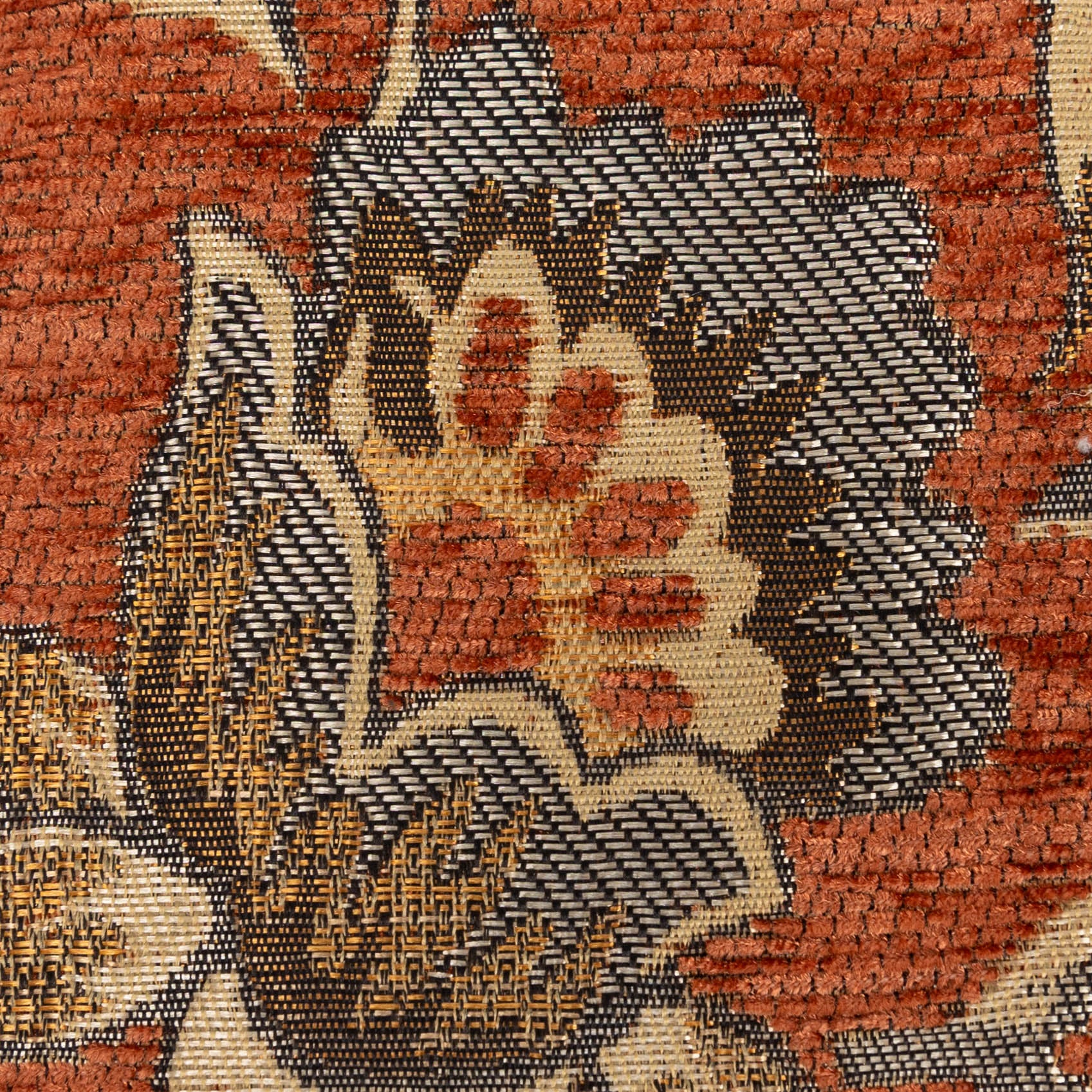 Floral Paisley Orange Checkbook Cover - Image 5