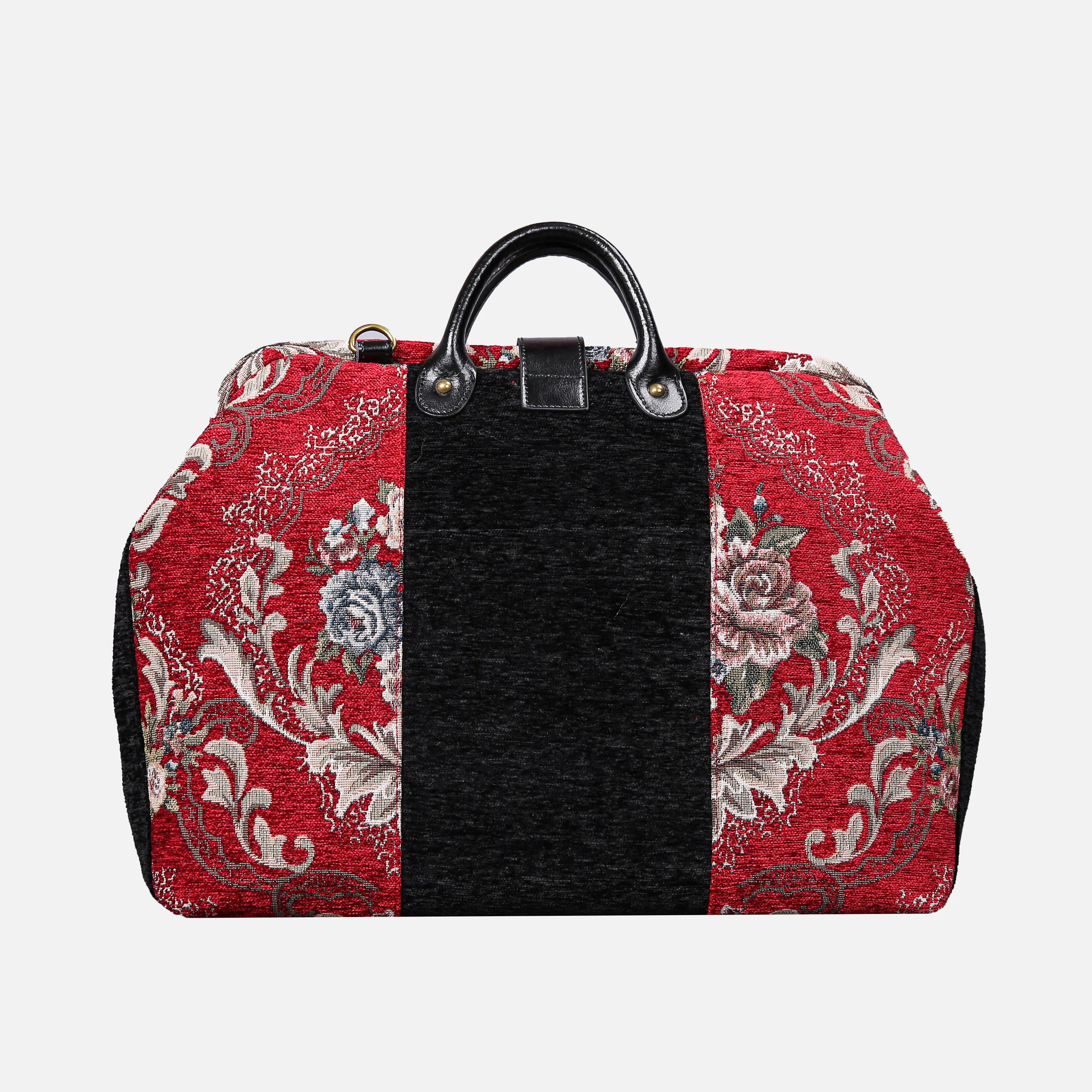 Floral Red Laptop Work Bag - Image 4