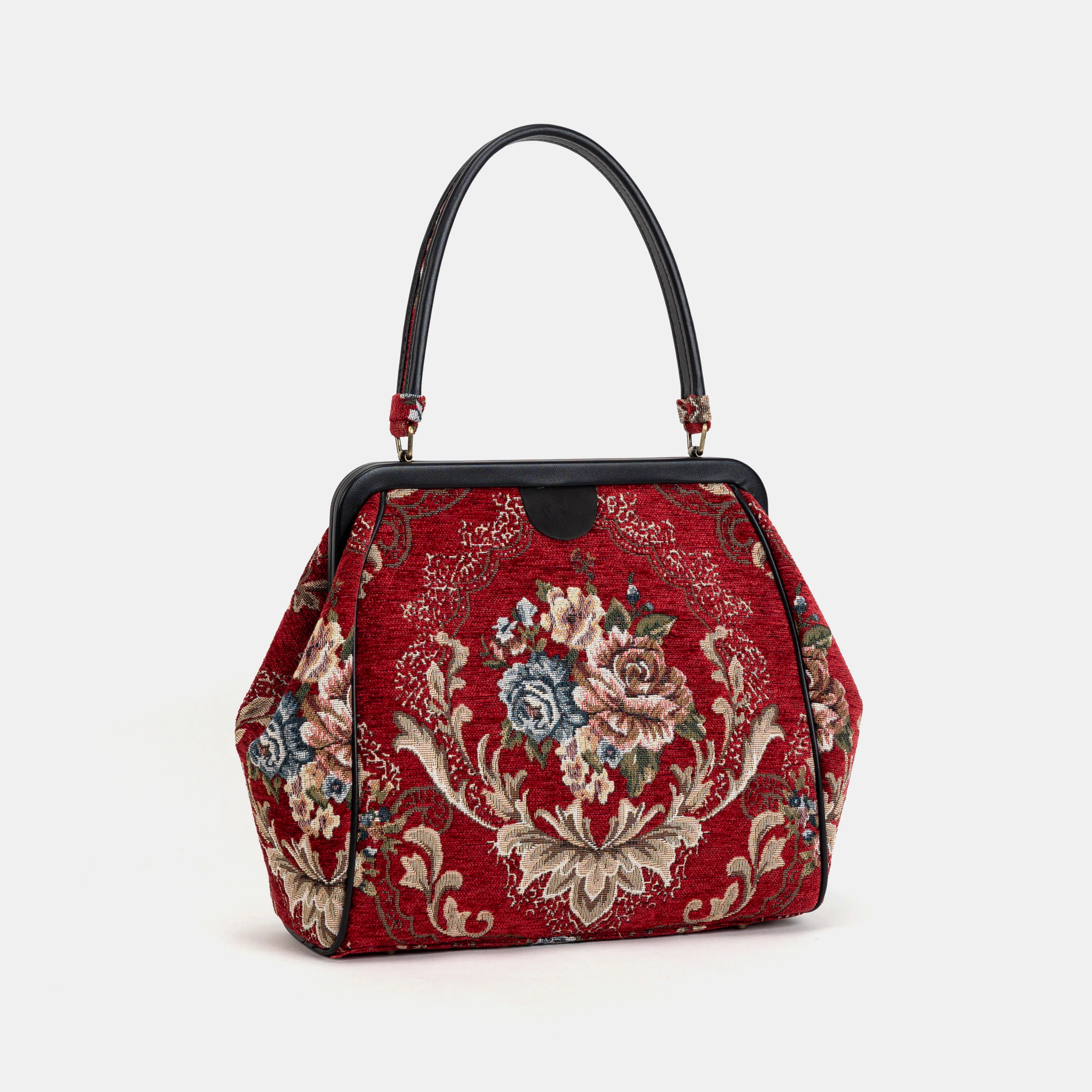Floral Red Alma Shoulder Bag - Image 4