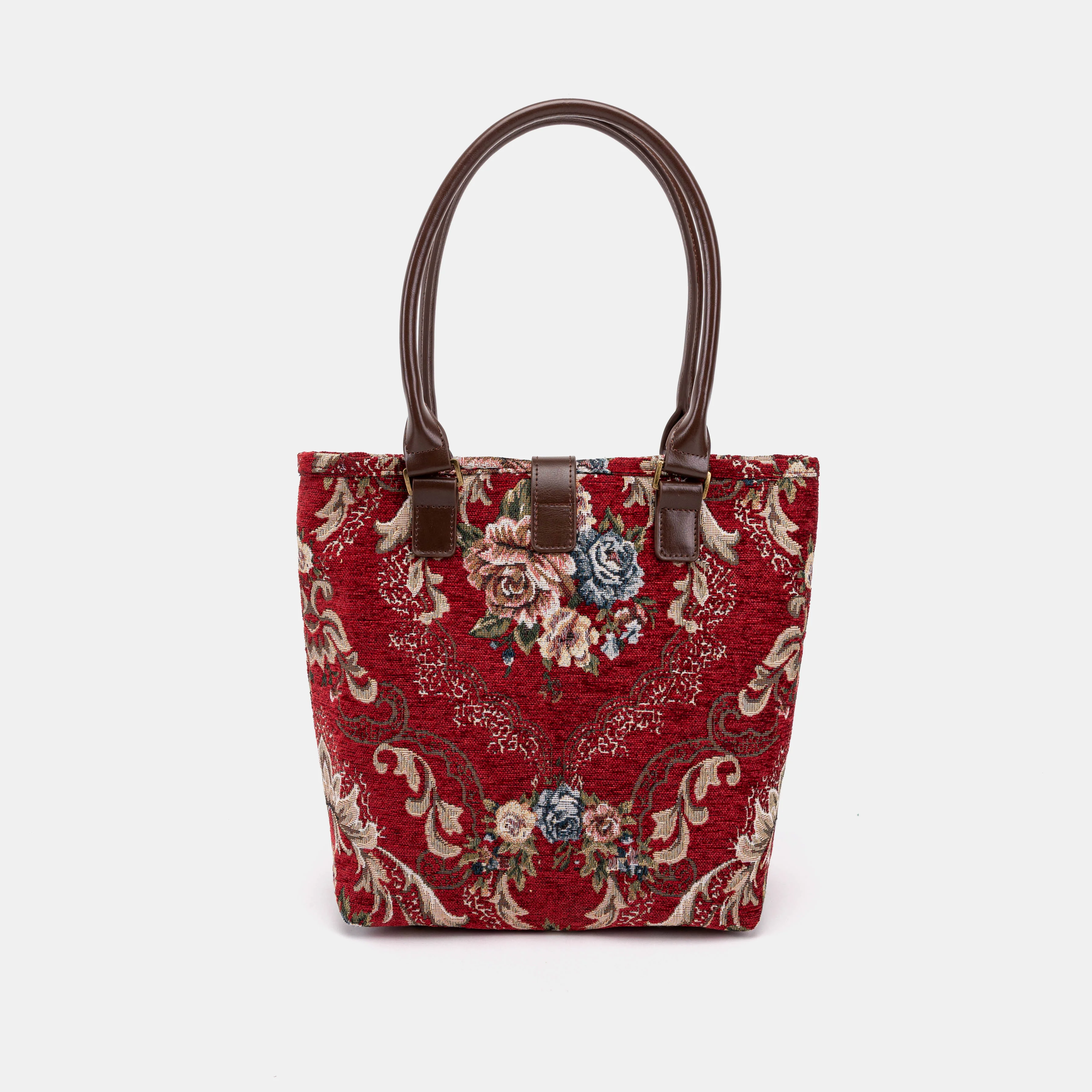 Floral Red Everyday Tote - Image 4