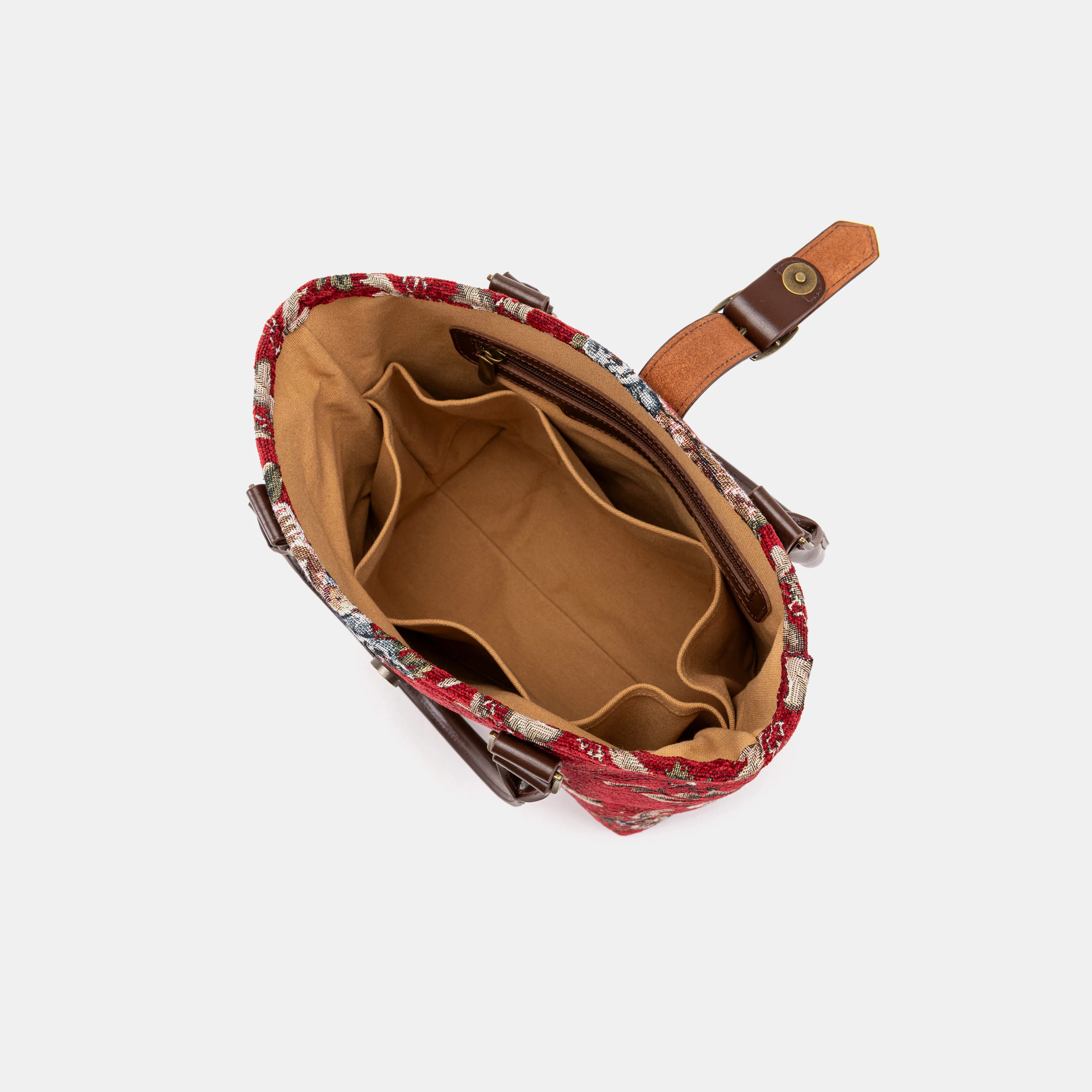 Floral Red Everyday Tote - Image 7