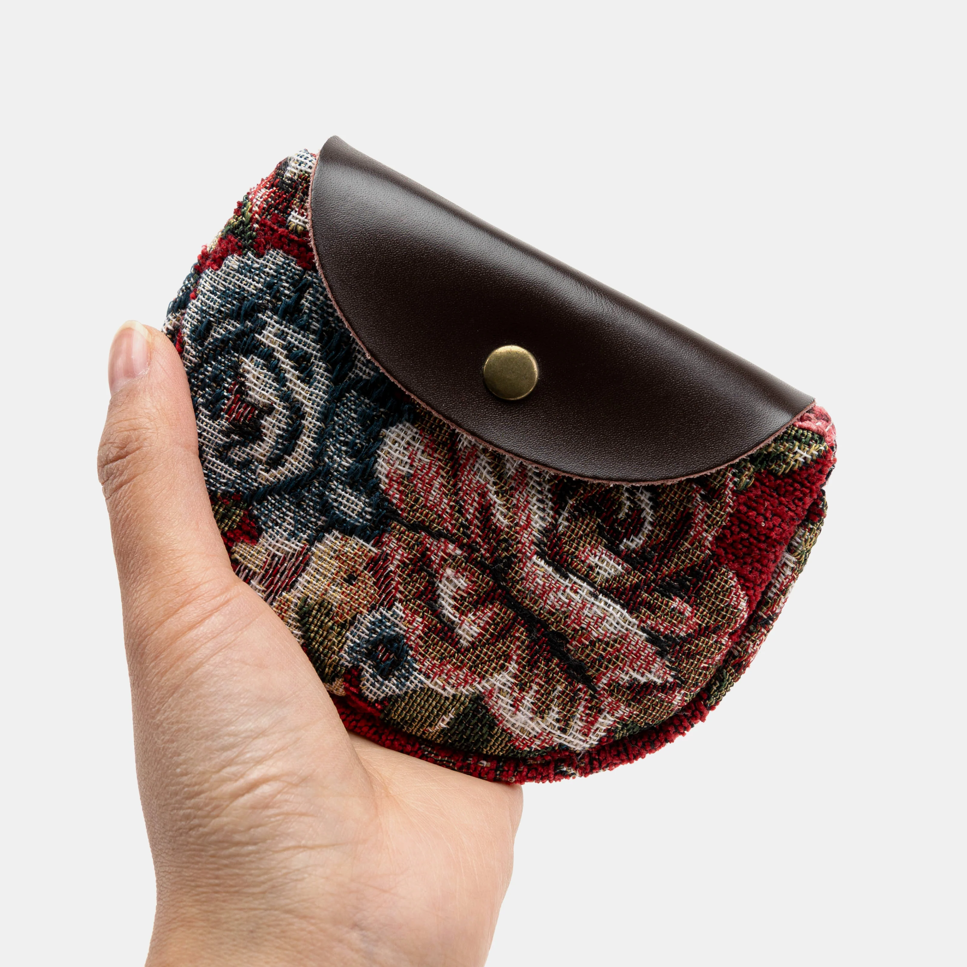 Floral Red Rosary Bag - Image 5