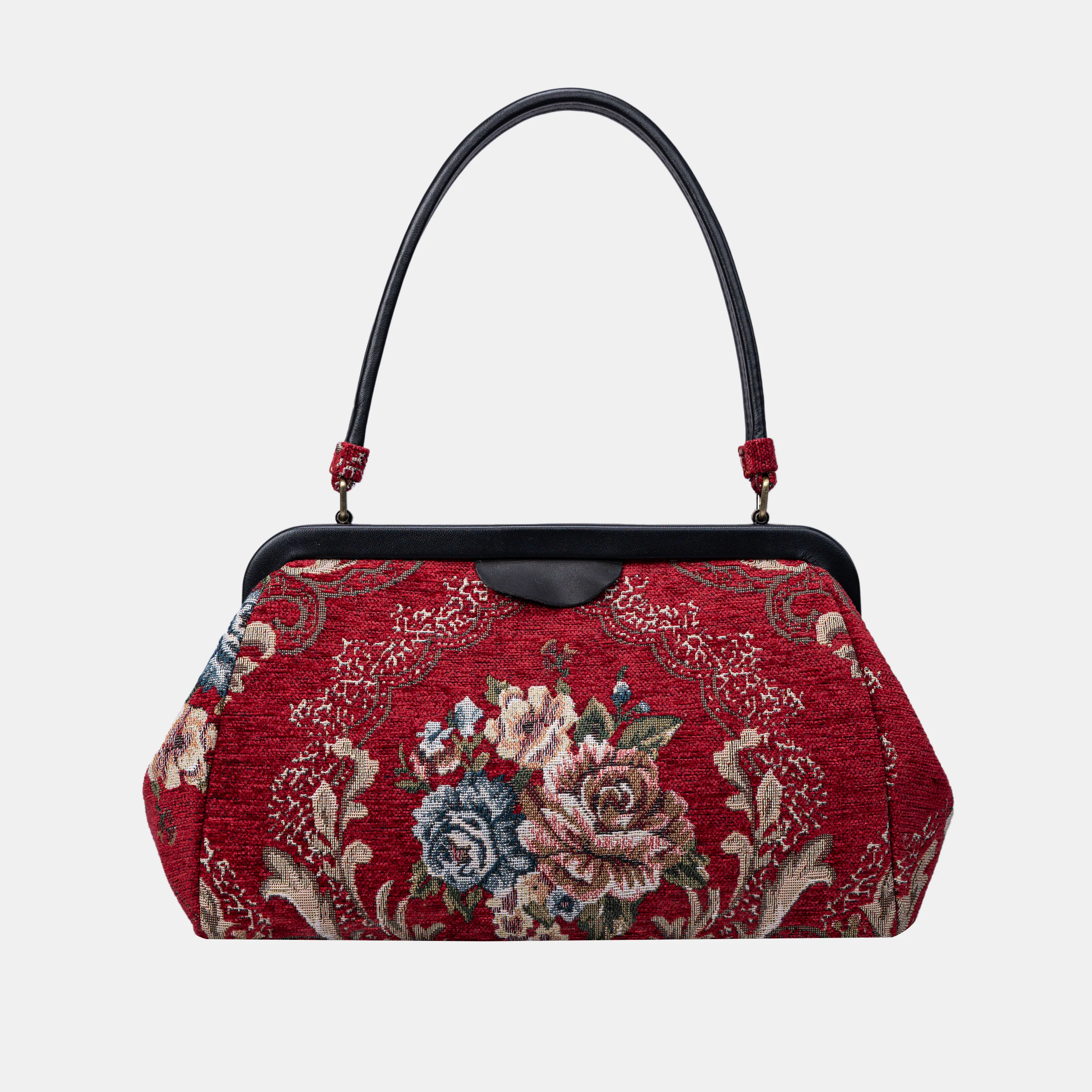Floral Red Shoulder Bag
