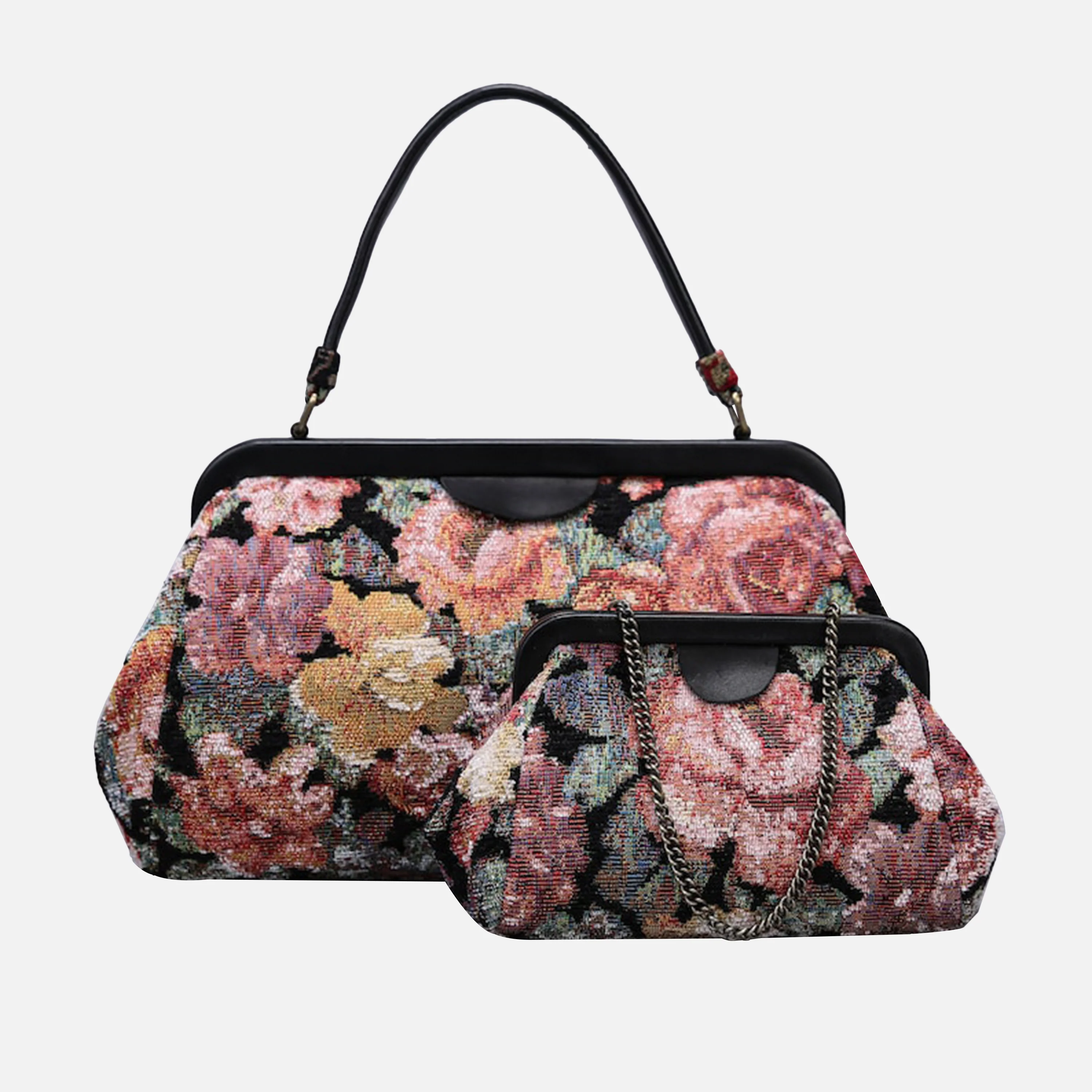 Floral Rose Evening Bag Clutch - Image 8