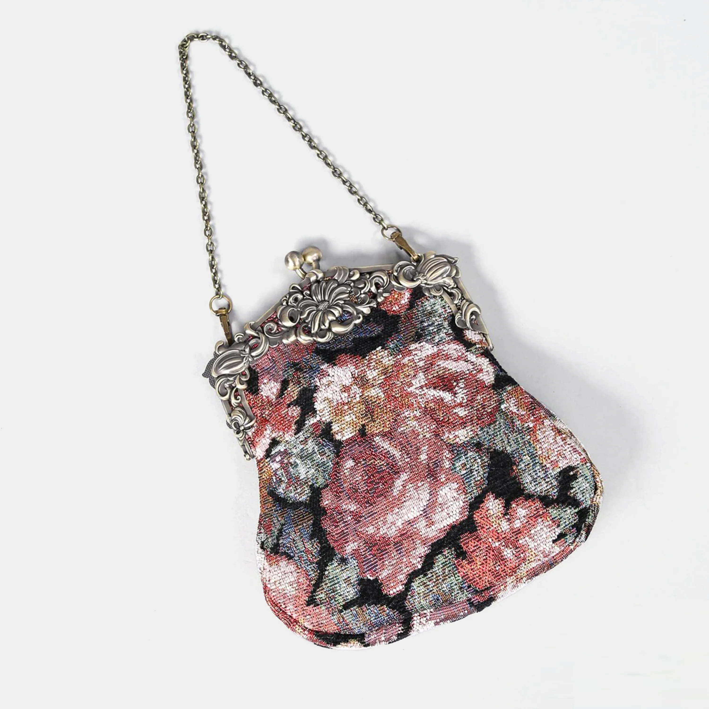 Floral Rose Chatelaine Purse Large - Image 2