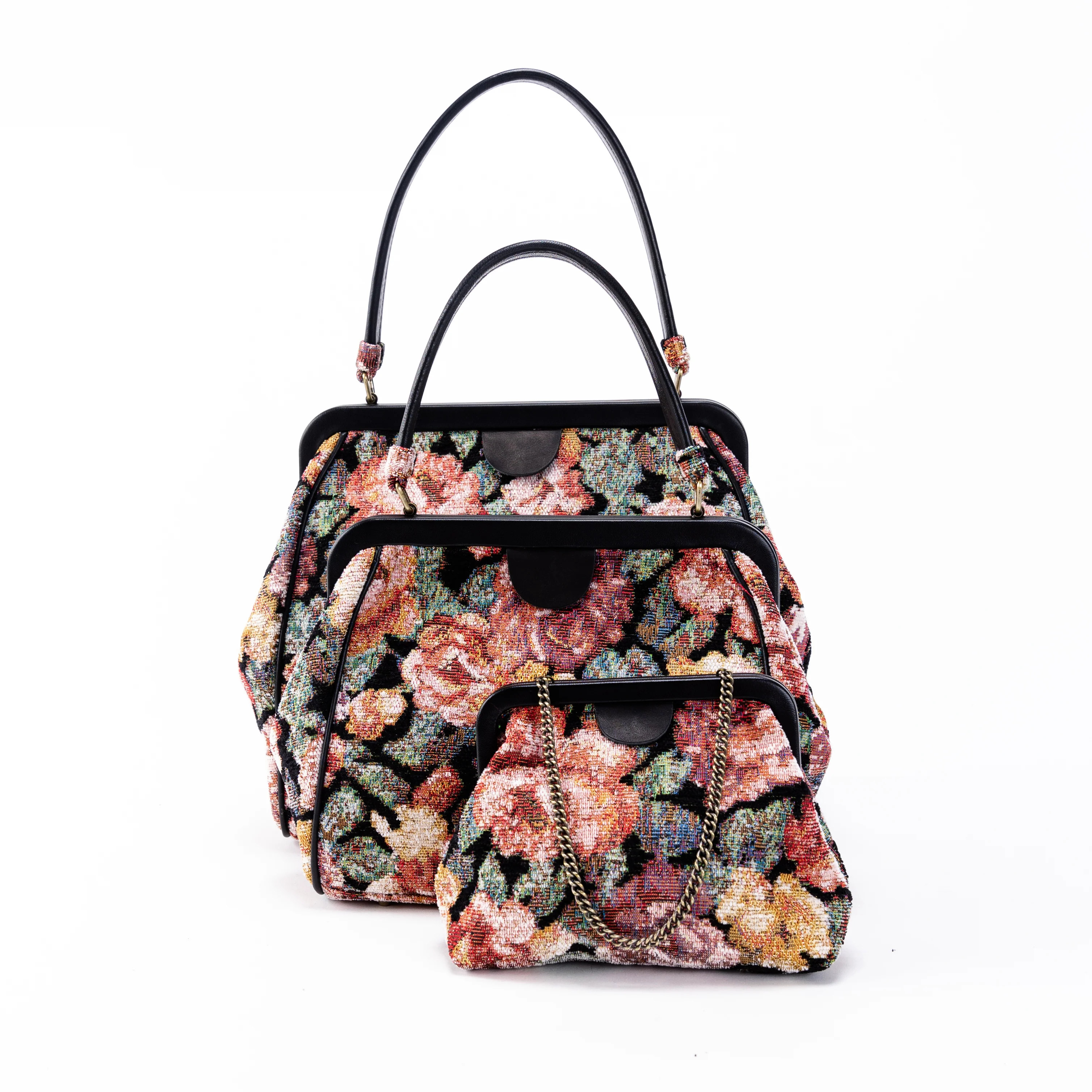 Floral Rose Alma Shoulder Bag - Image 7