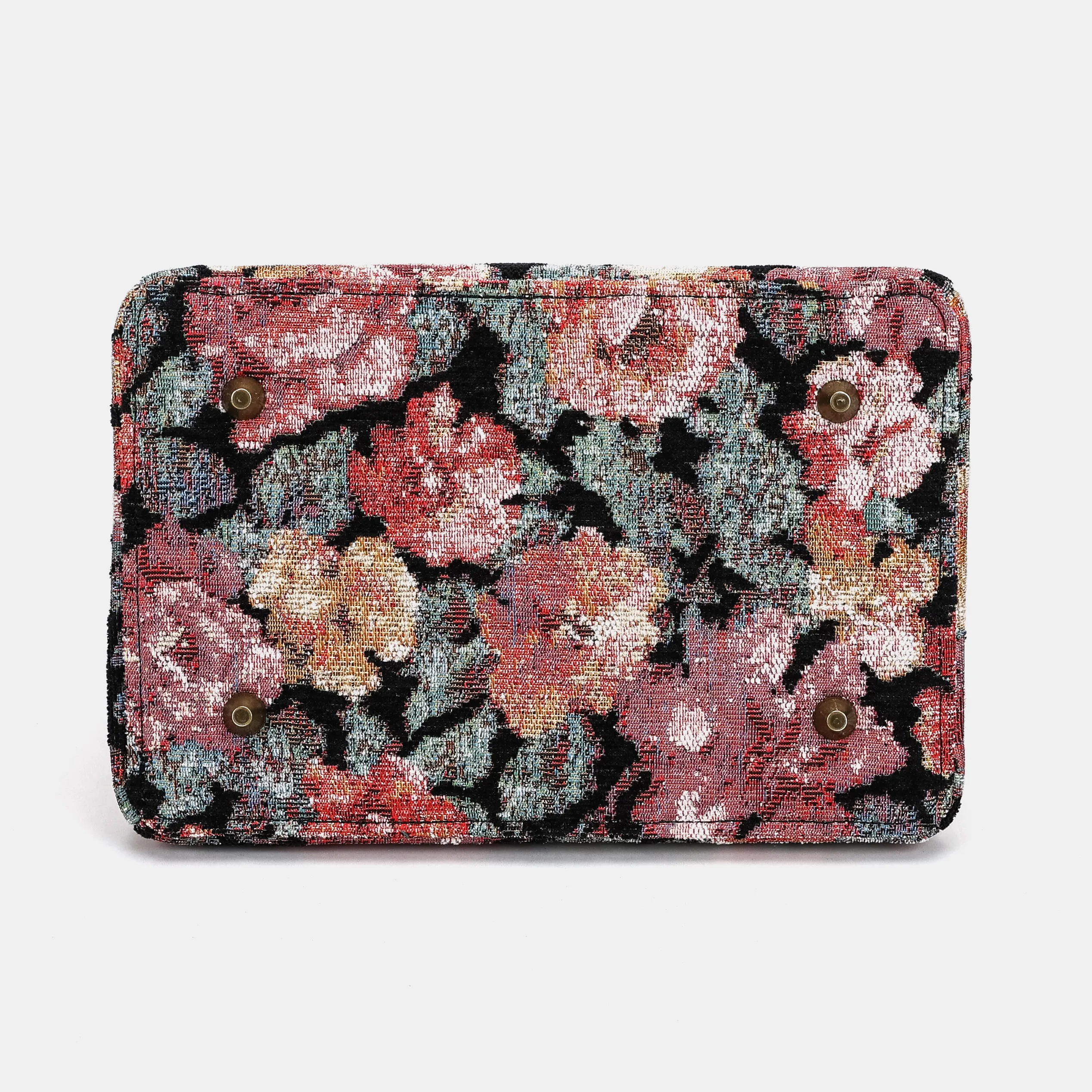 Floral Rose Cecile Carpet Purse Gladstone Bag - Image 10