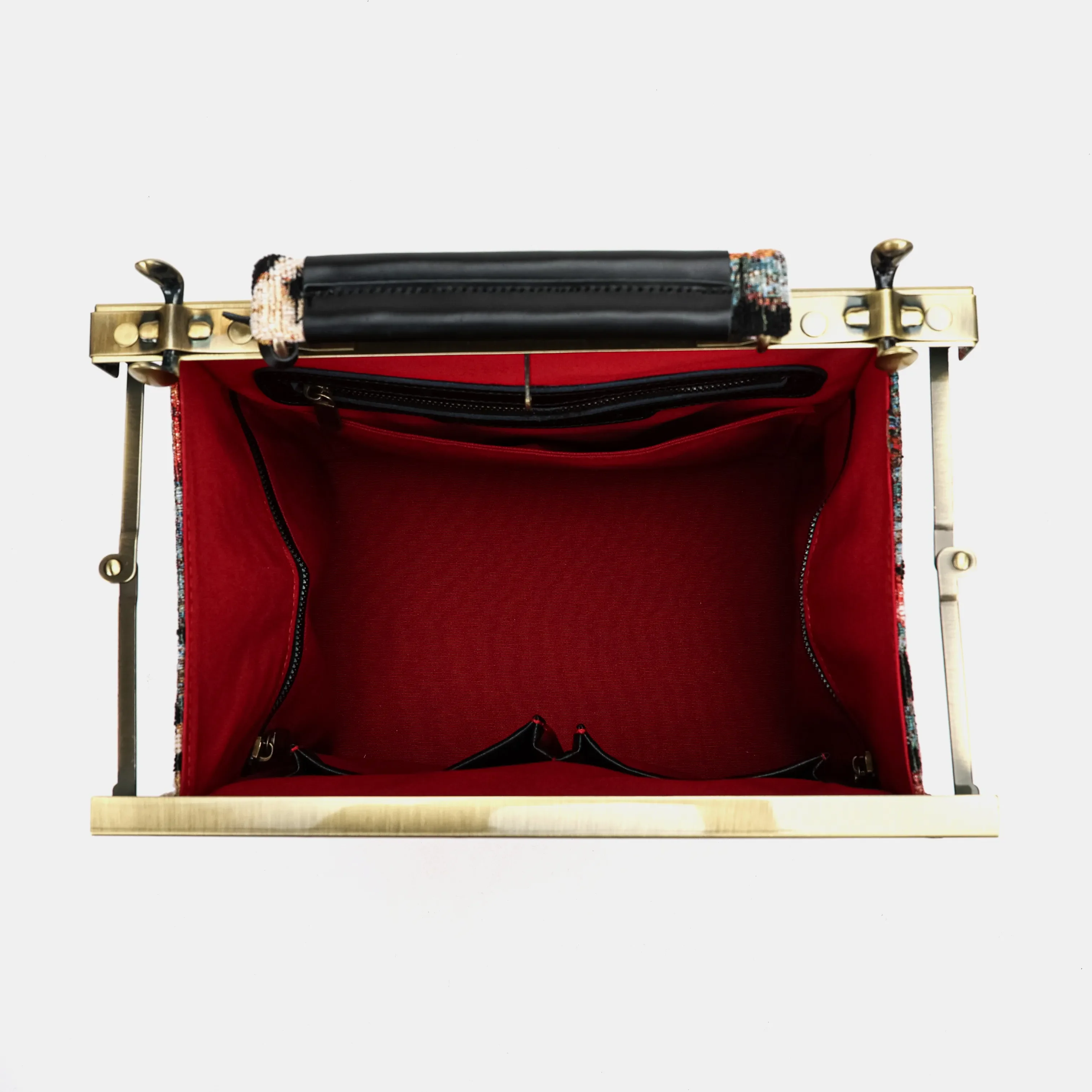 Floral Rose Cecile Carpet Purse Gladstone Bag - Image 8