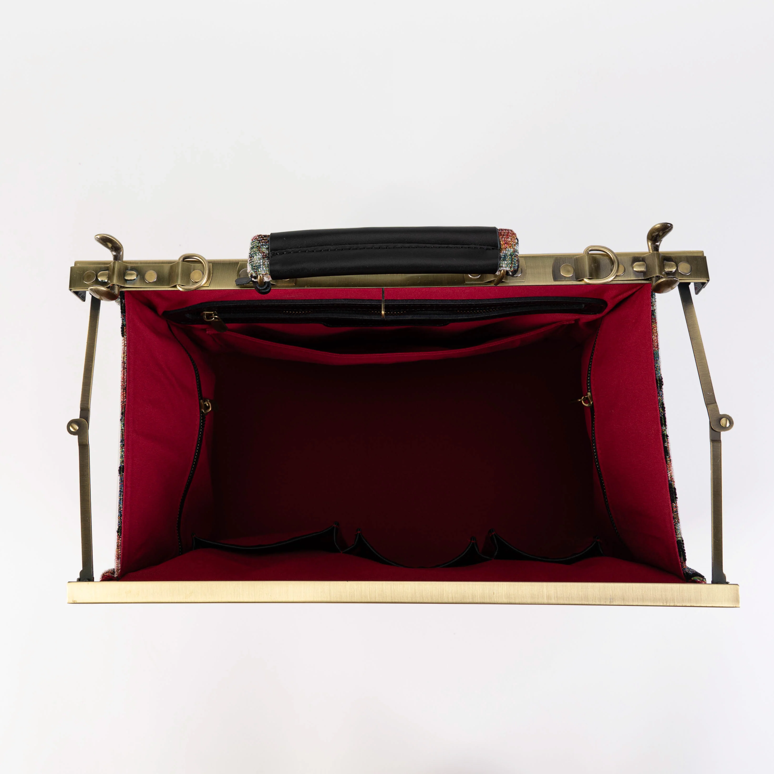 Floral Rose Celine Carpet Gladstone Bag - Image 11