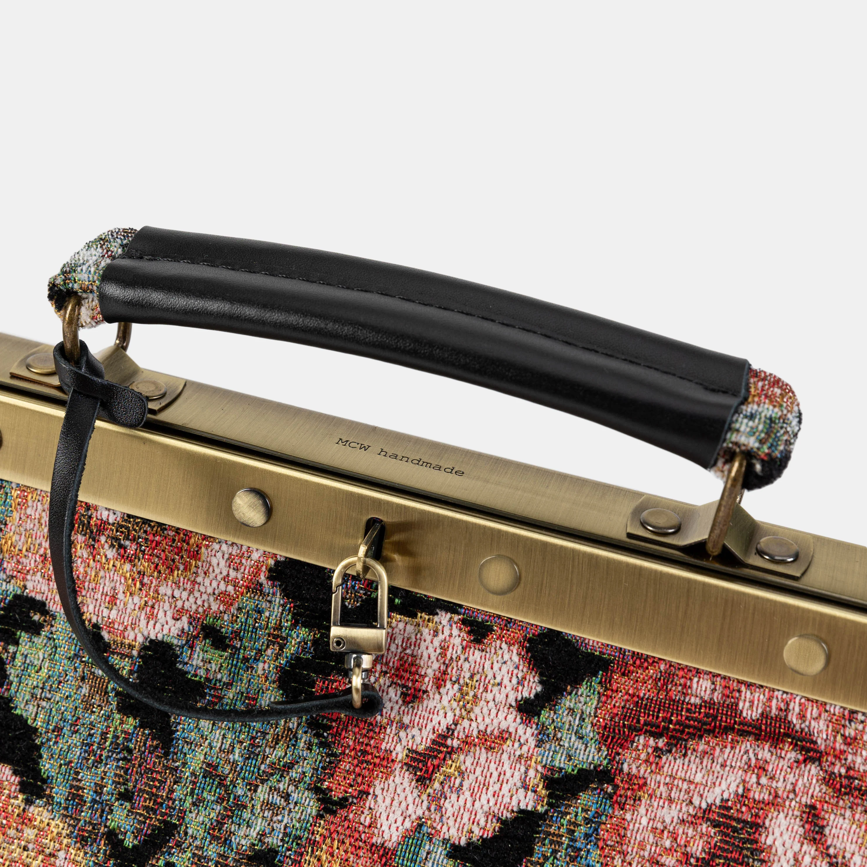 Floral Rose Celine Carpet Gladstone Bag - Image 4