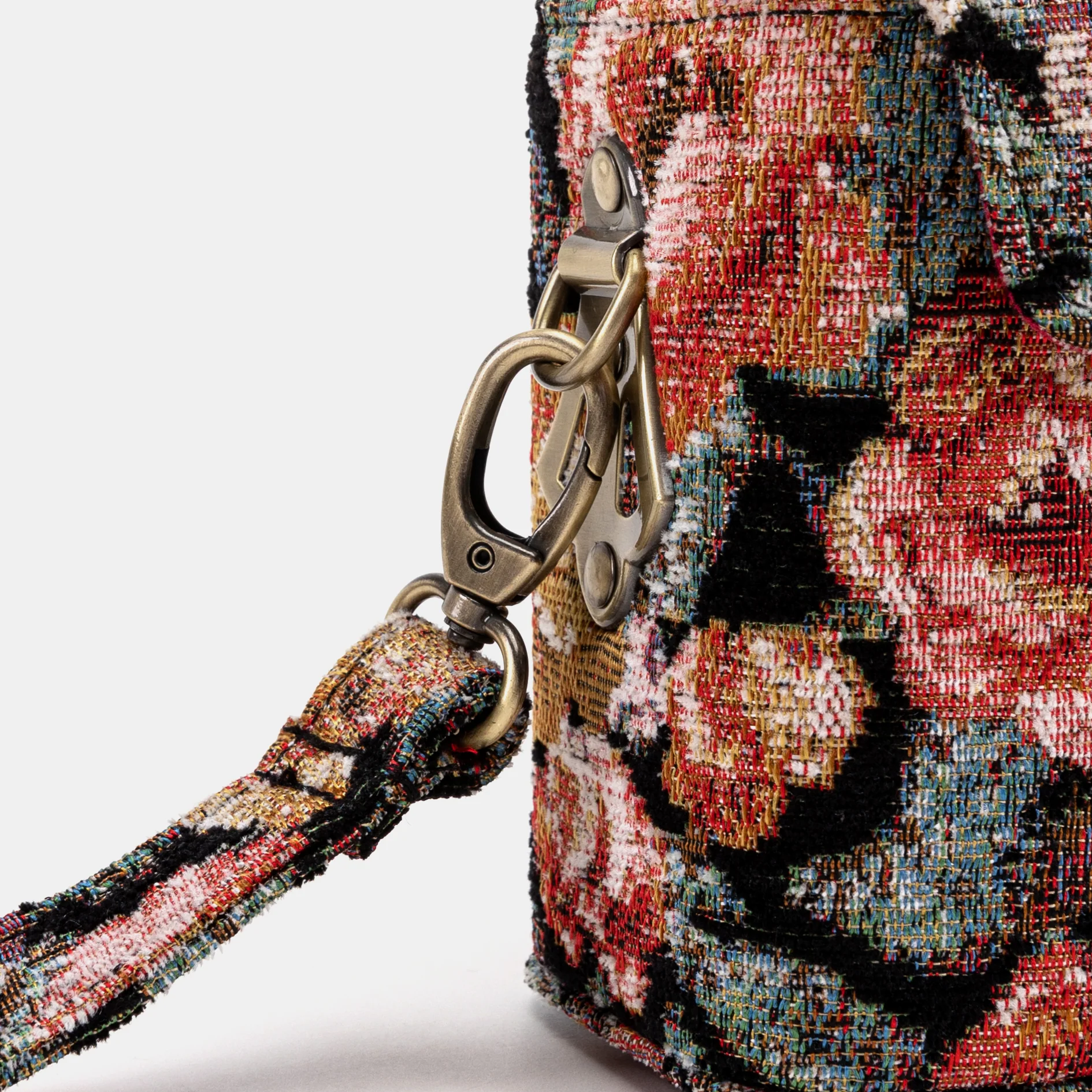 Floral Rose Emma Small Train Case Crossbody - Image 6