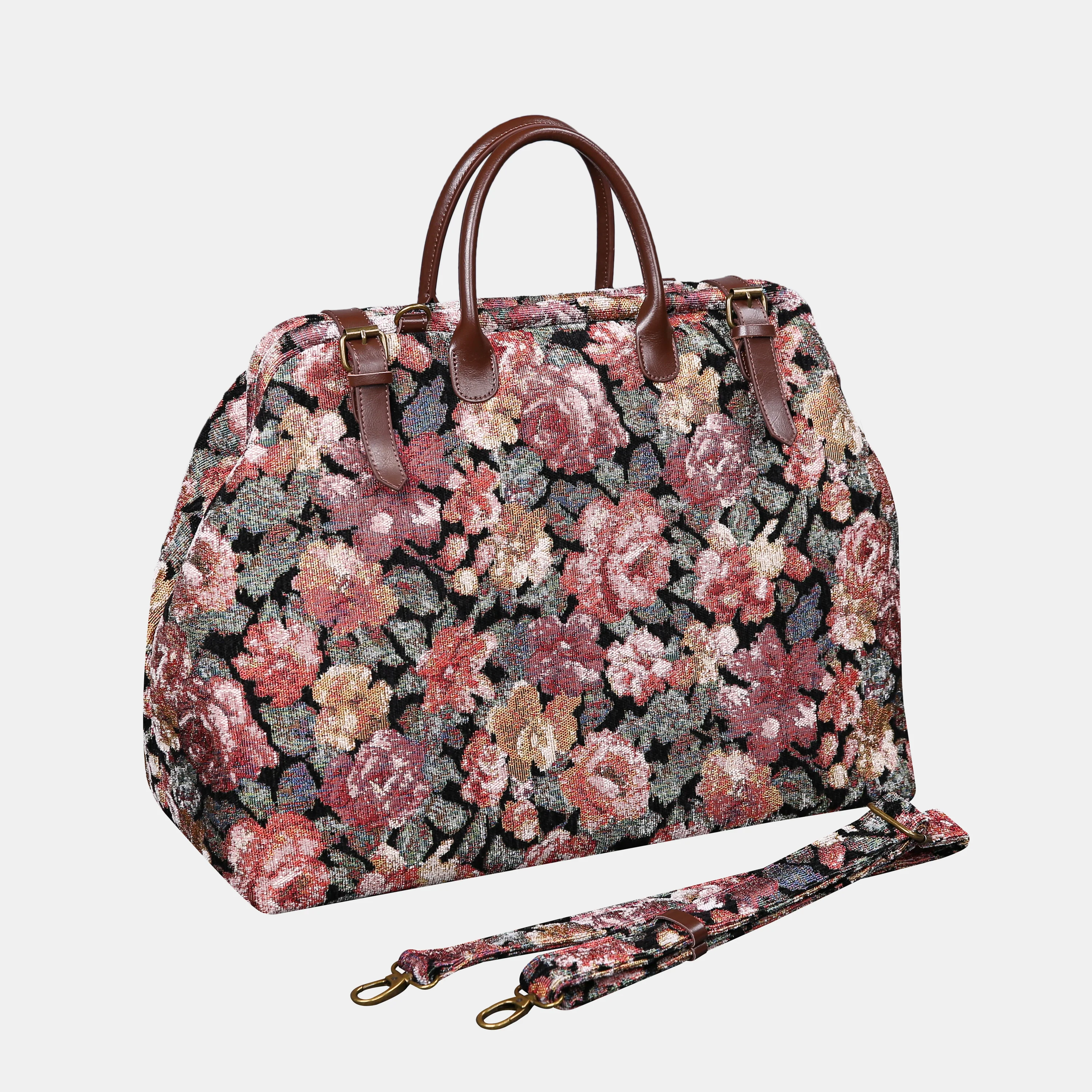 Floral Rose Large Carpetbag - Image 2