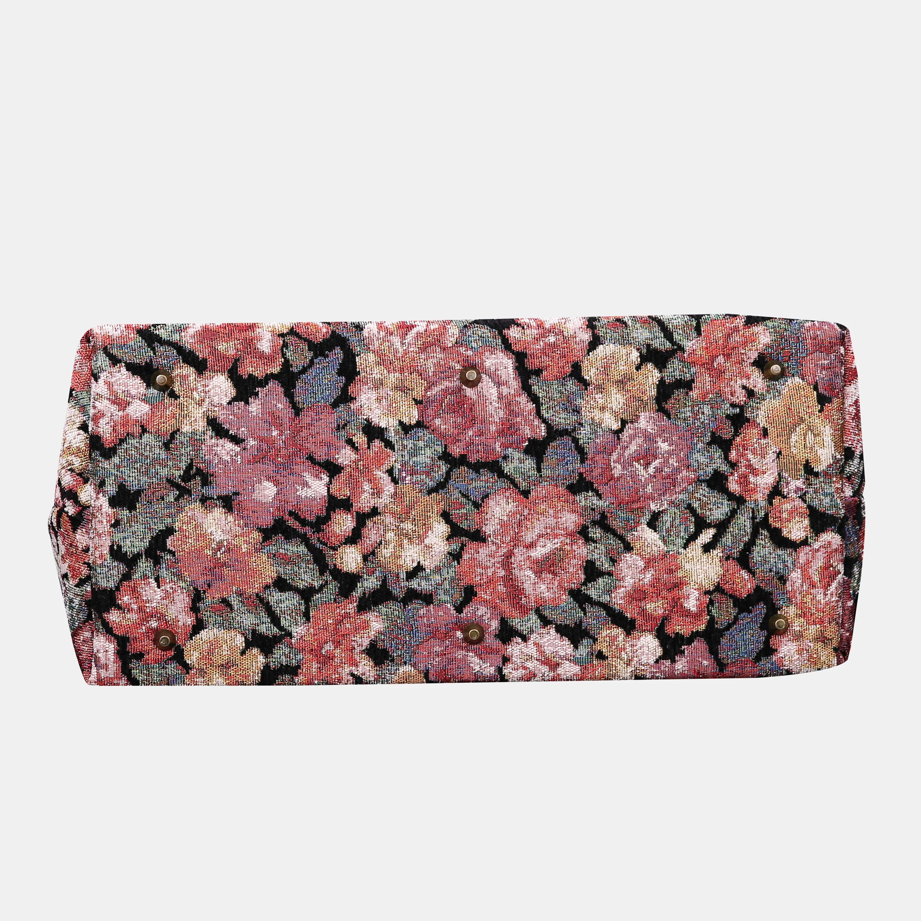 Floral Rose Large Carpetbag - Image 5
