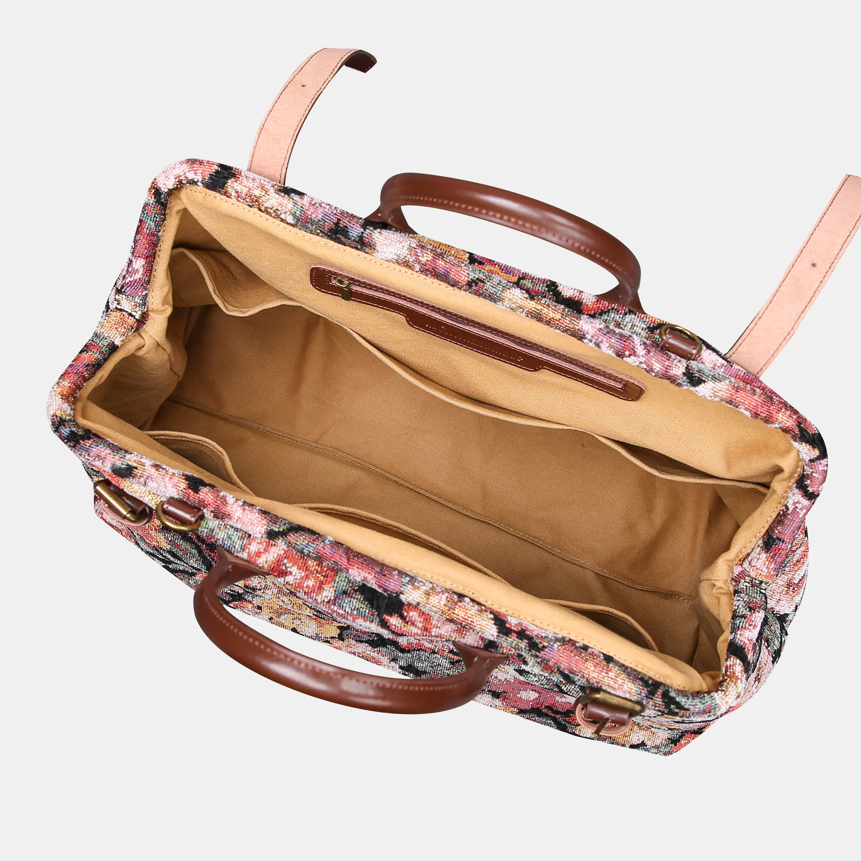 Floral Rose Large Carpetbag - Image 7