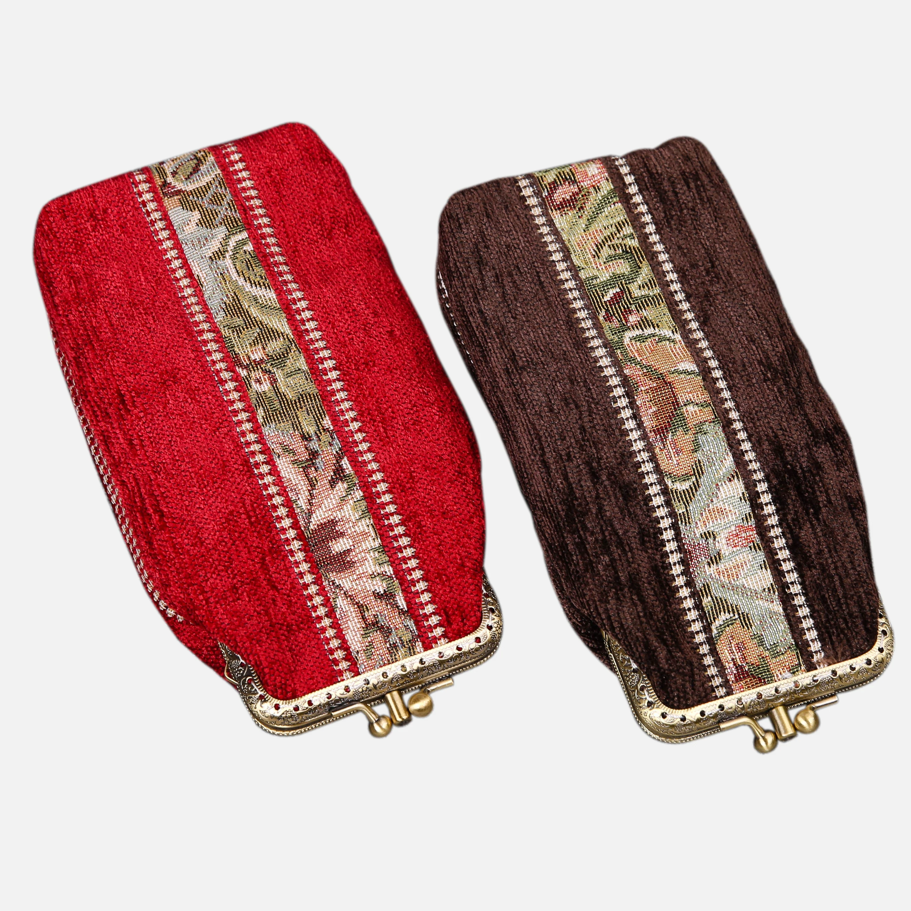 Floral Stripes Carpet Eyeglasses Case