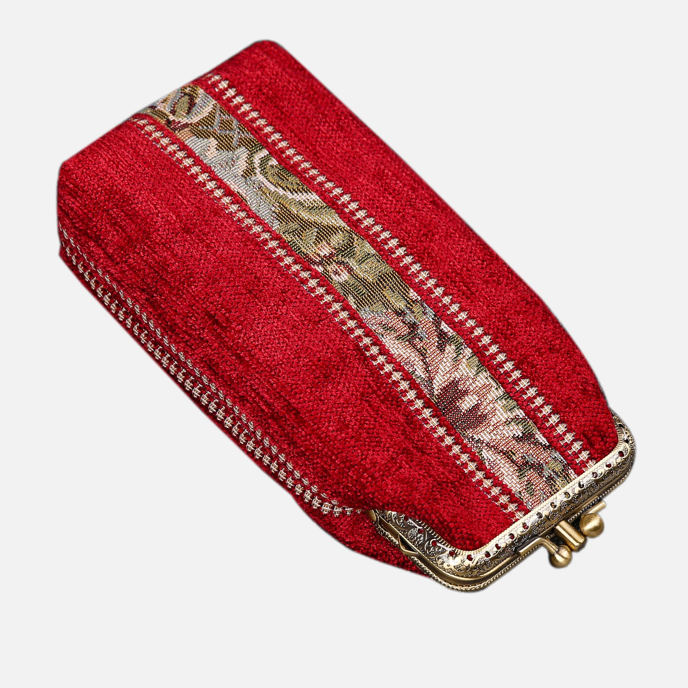 Floral Stripes Carpet Eyeglasses Case - Image 4