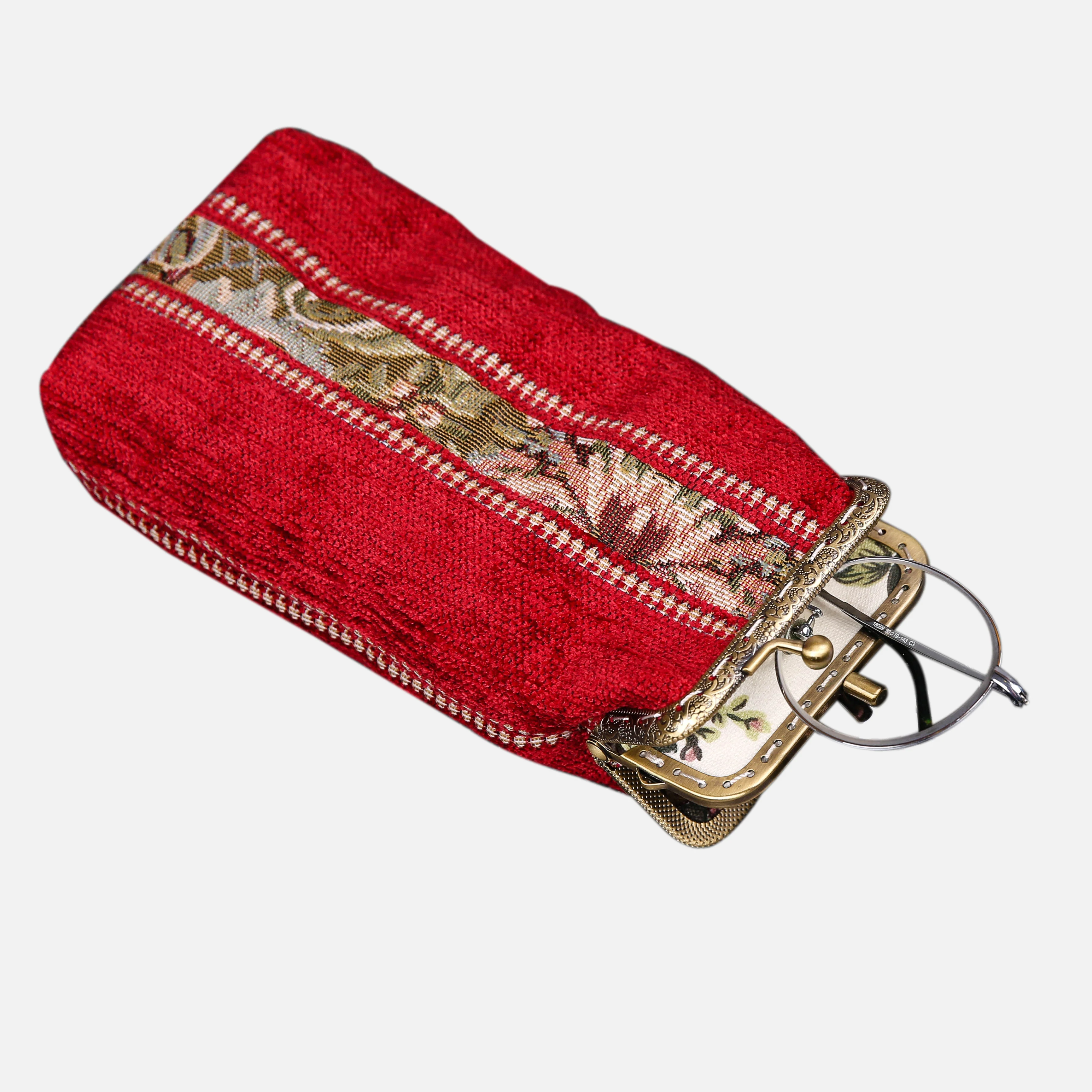 Floral Stripes Carpet Eyeglasses Case - Image 6