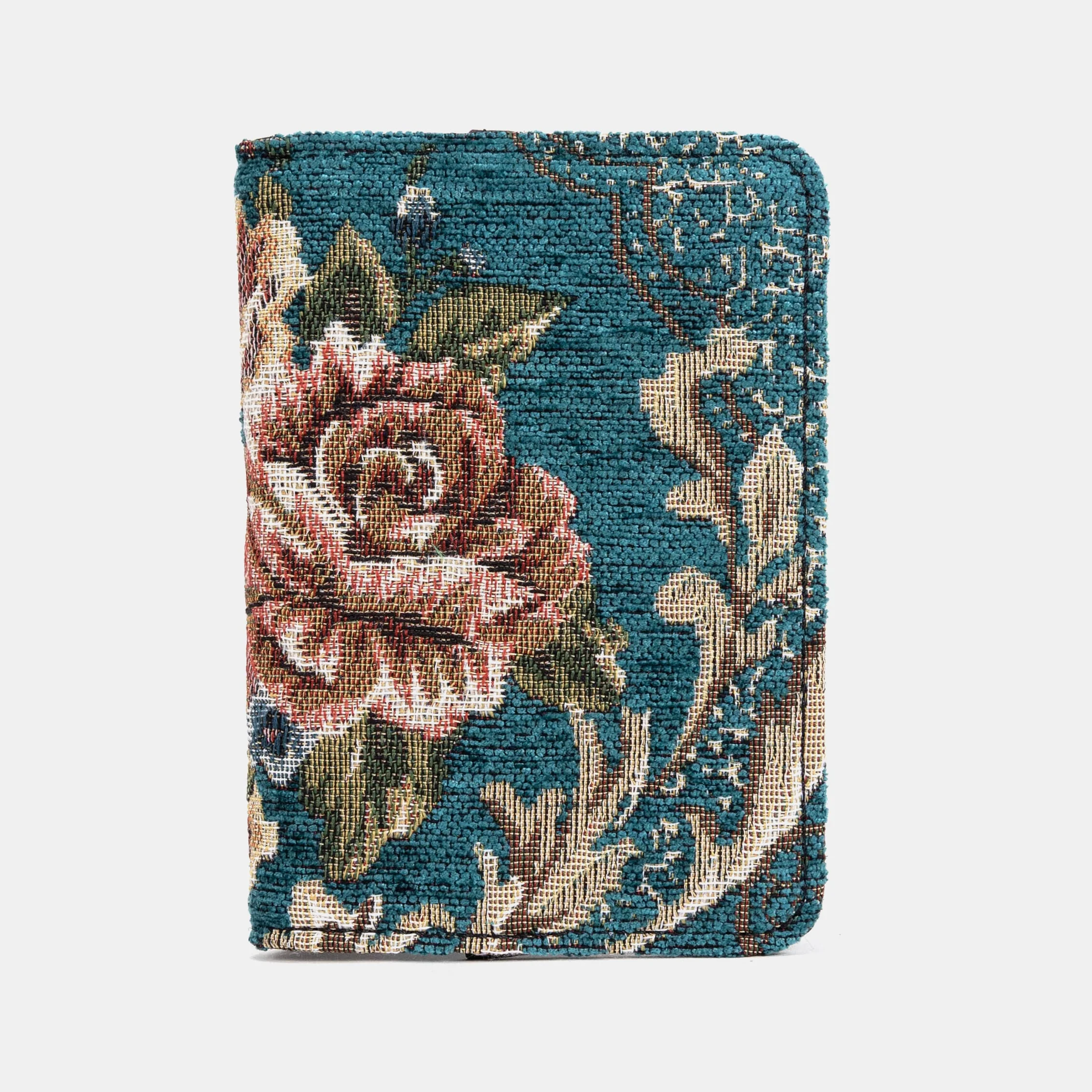 Floral Teal Passport Cover