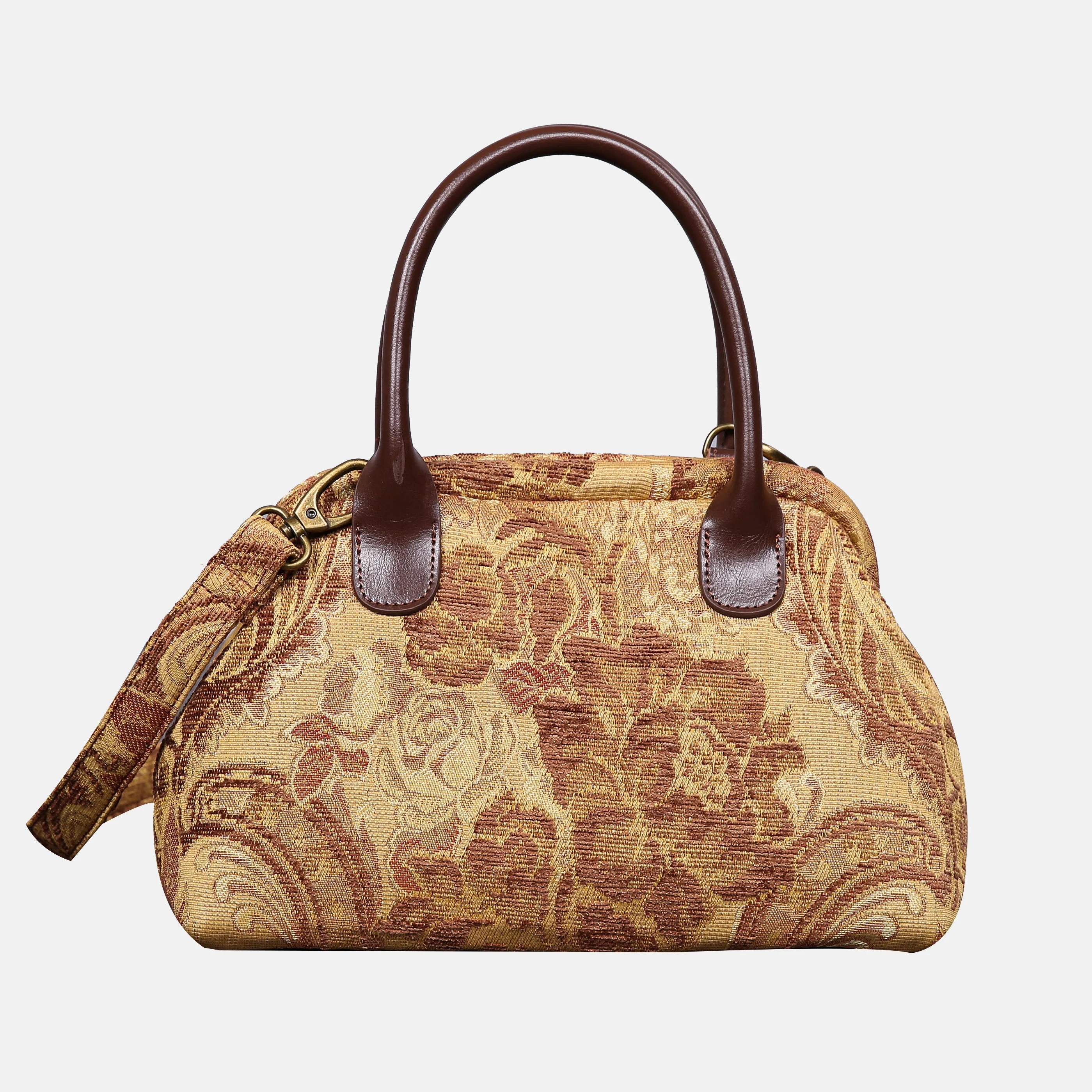Floral Vintage Carpet Satchel