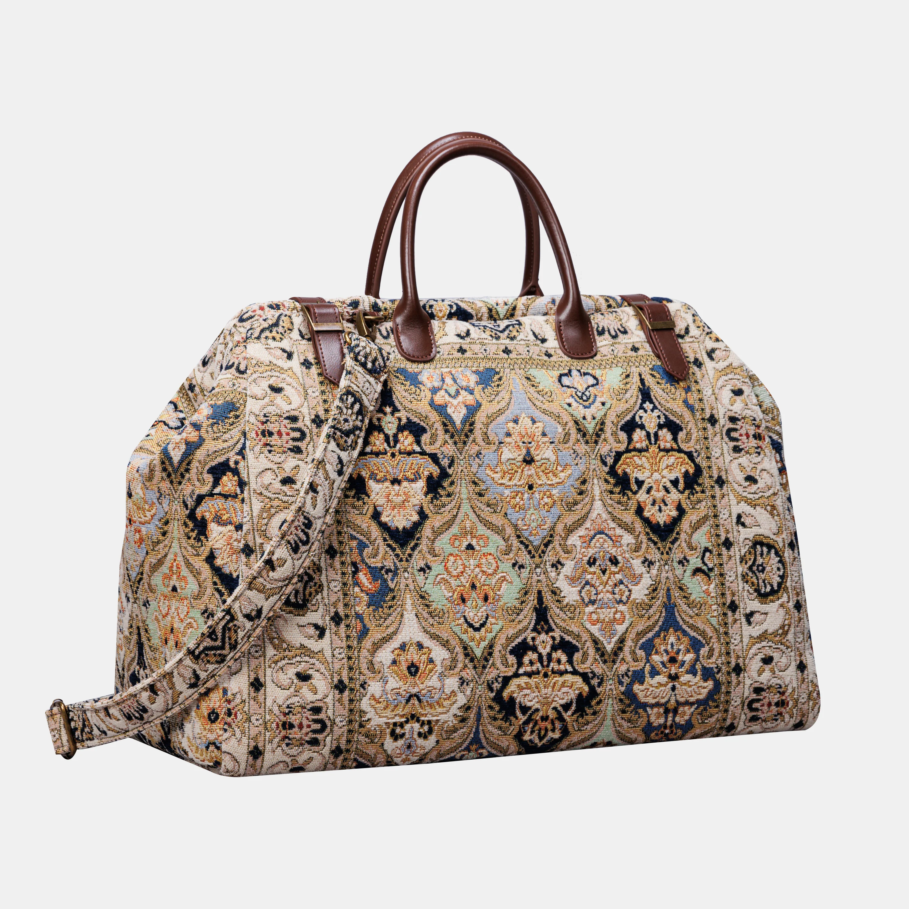 Golden Age Navy Large Carpetbag - Image 3