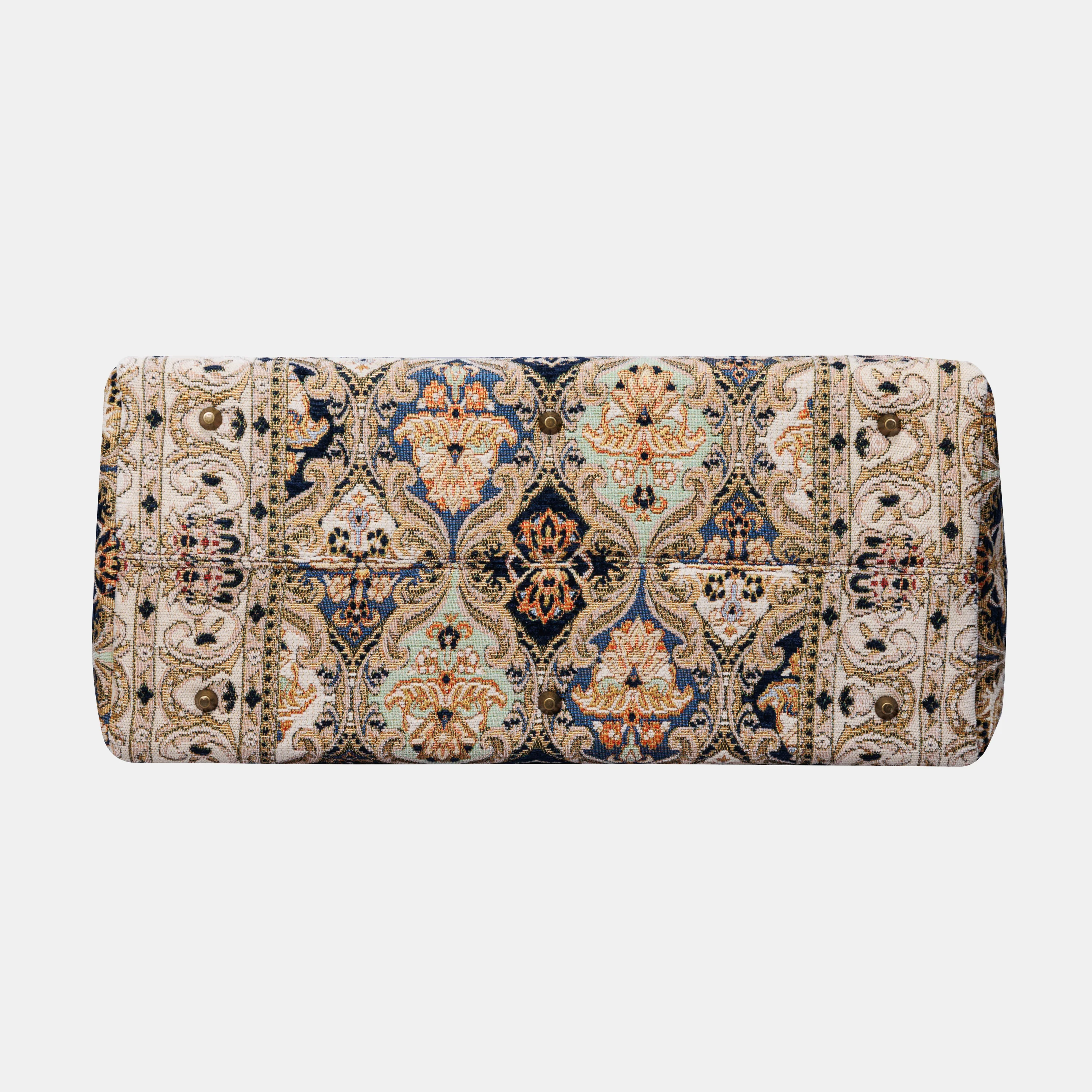 Golden Age Navy Large Carpetbag - Image 6