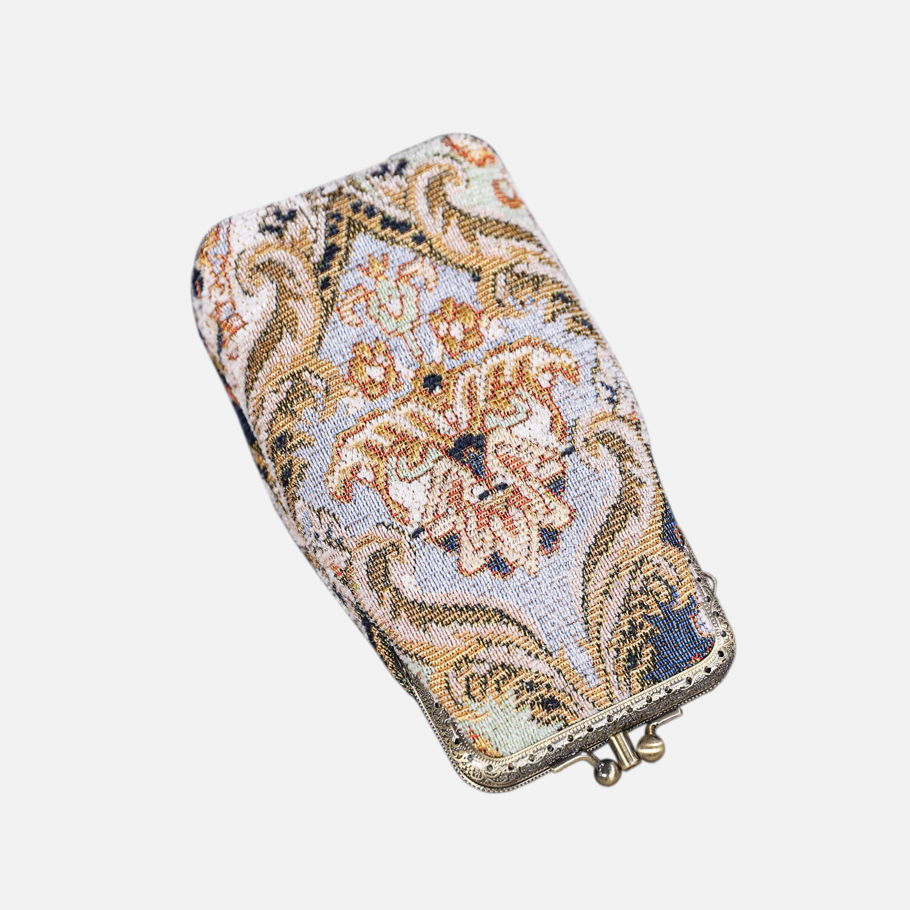 Golden Age Navy Eyeglasses Case