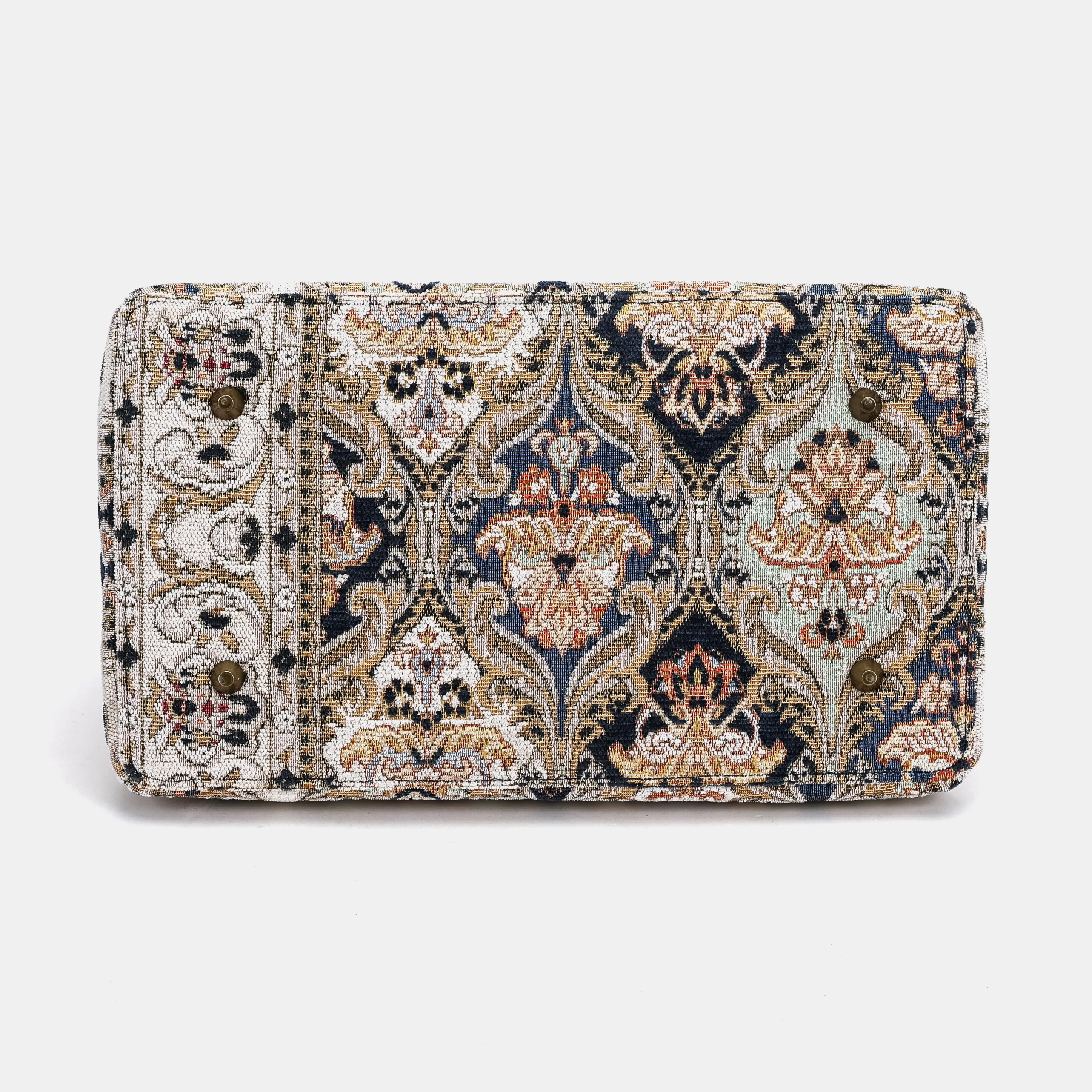 Golden Age Navy Celine Carpet Gladstone Bag - Image 11