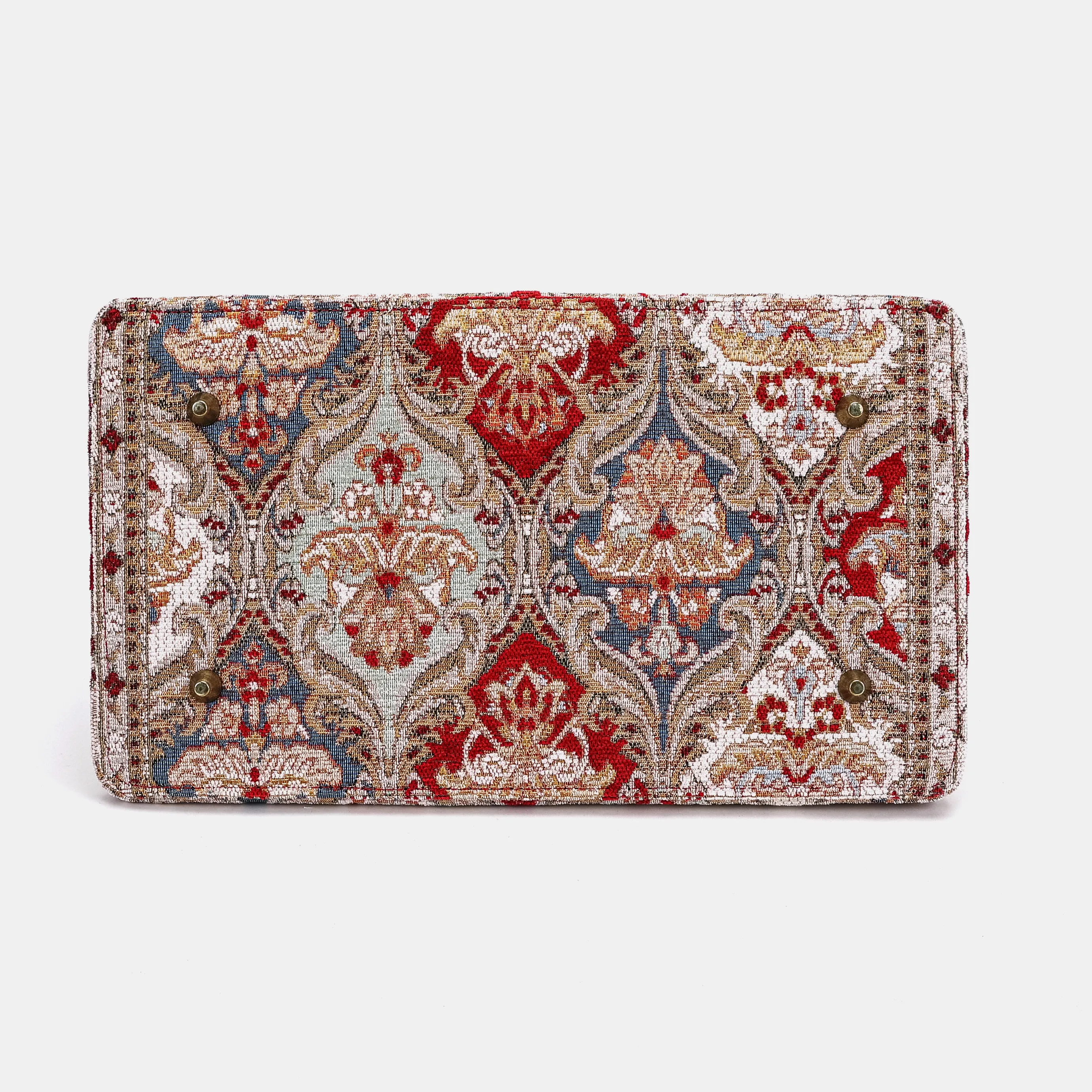 Golden Age Red Celine Carpet Gladstone Bag - Image 11