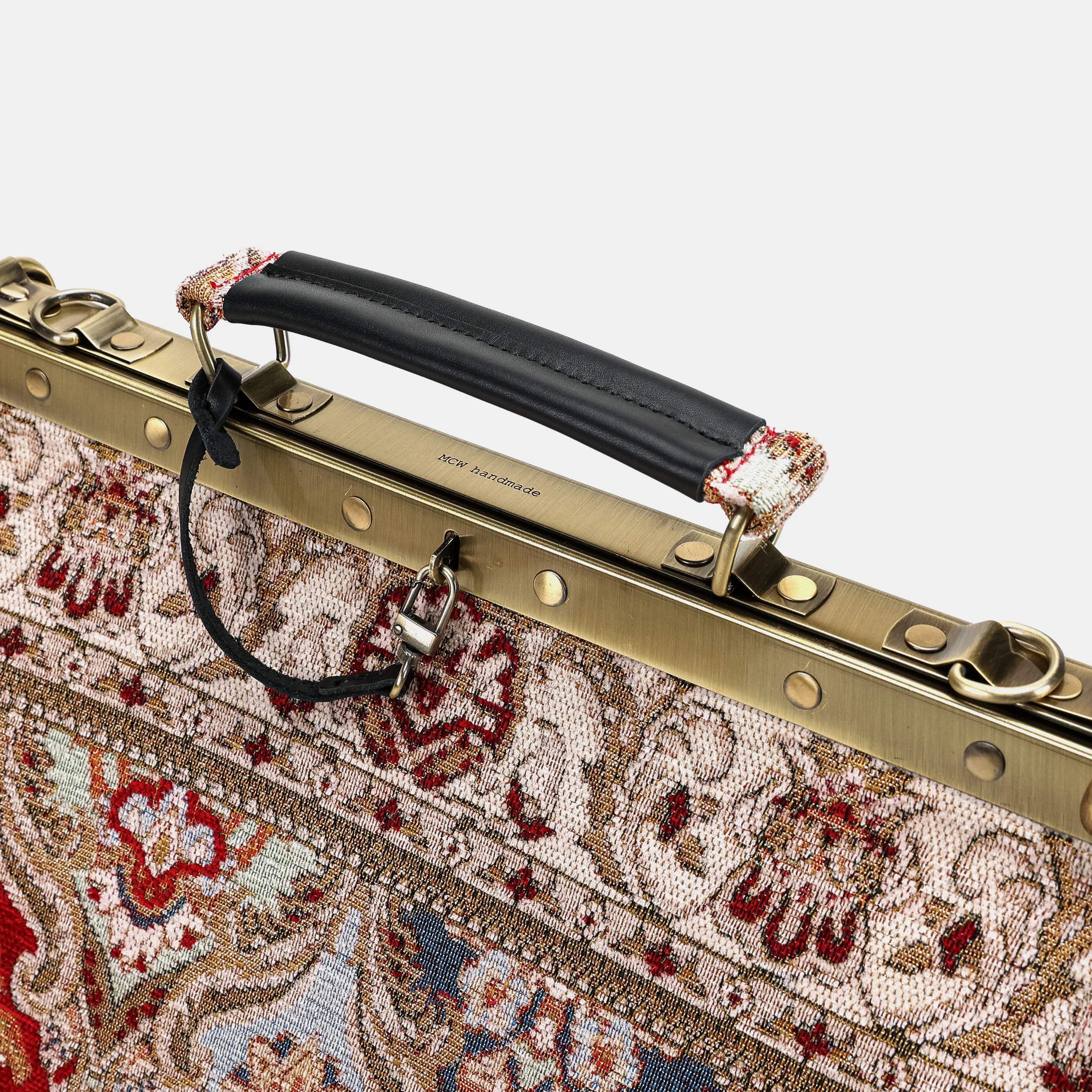 Golden Age Red Celine Carpet Gladstone Bag - Image 5