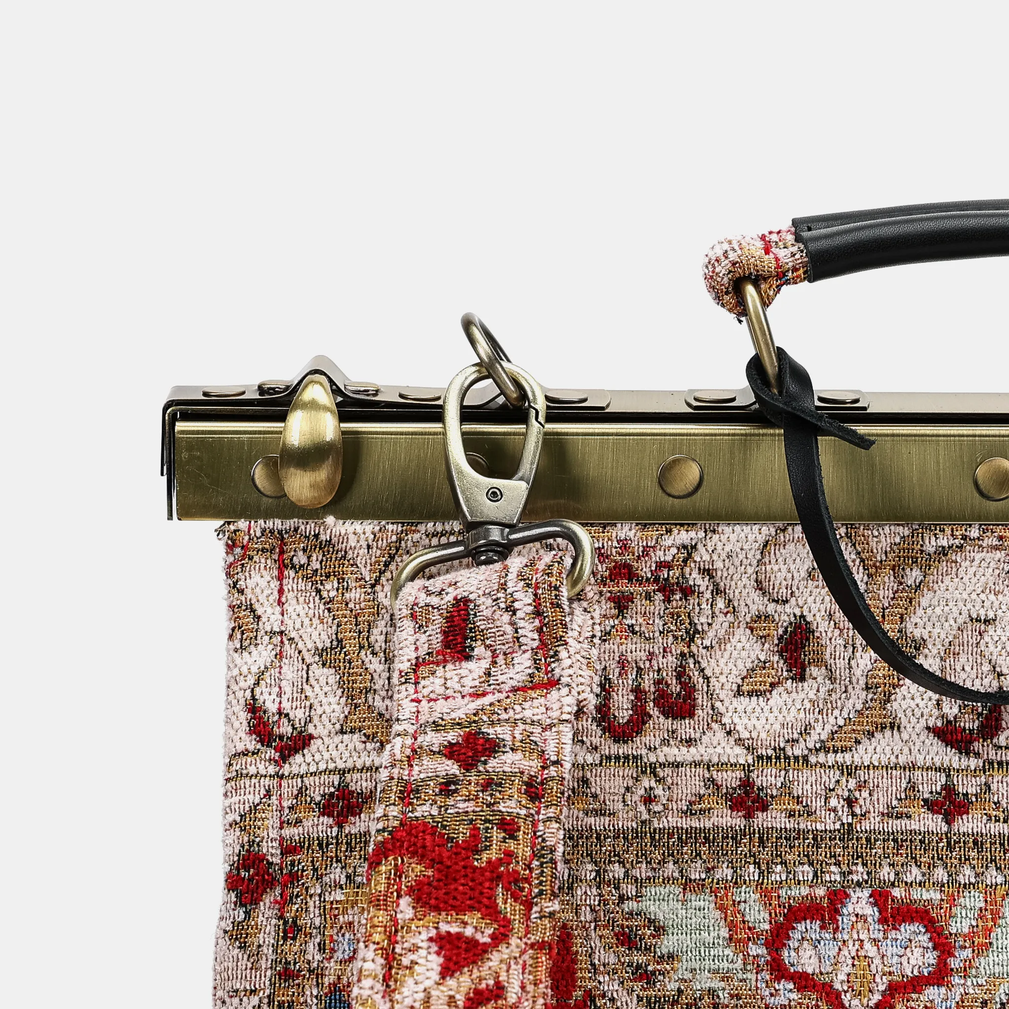 Golden Age Red Celine Carpet Gladstone Bag - Image 7