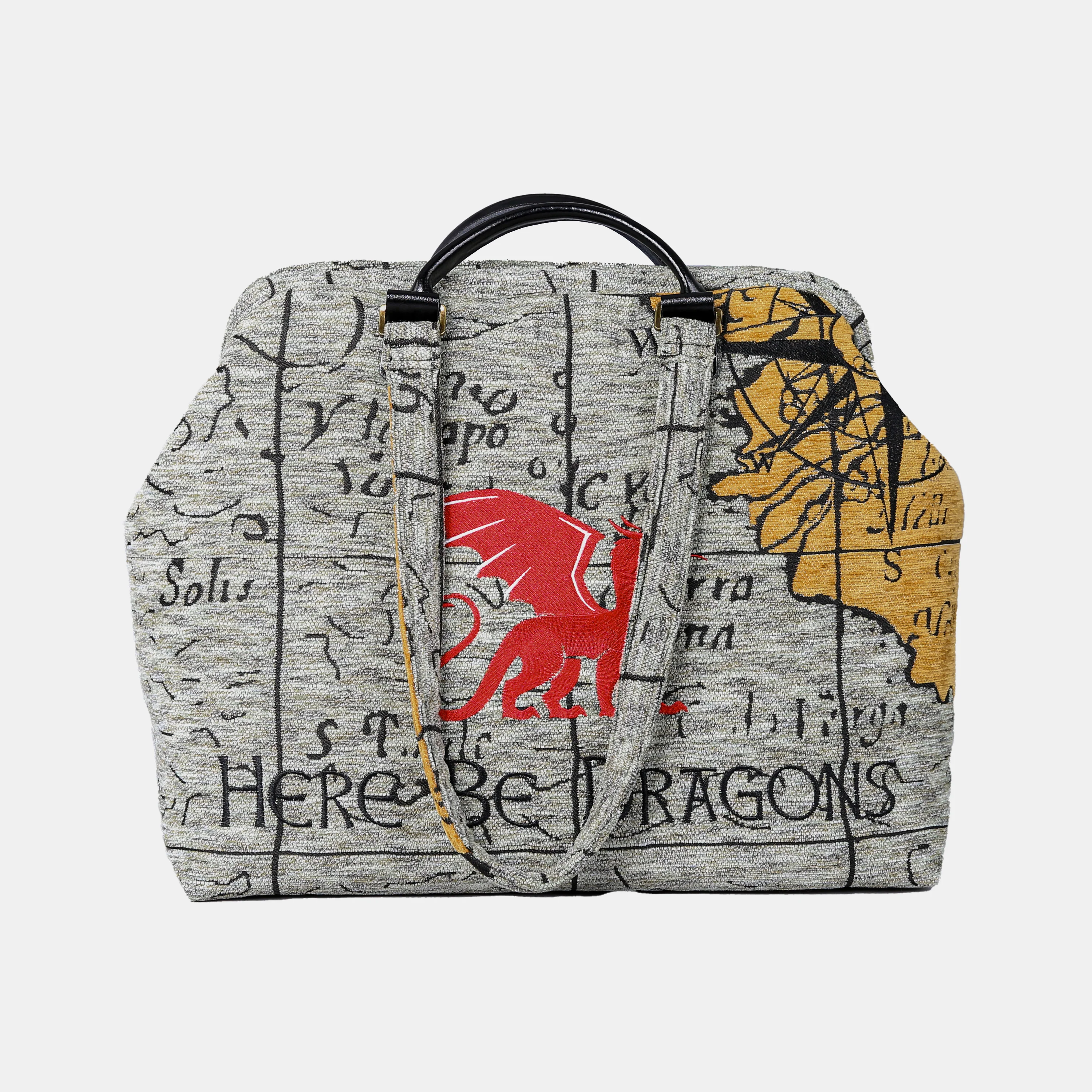 Here Be Dragons Knitting Project Bag - Image 2