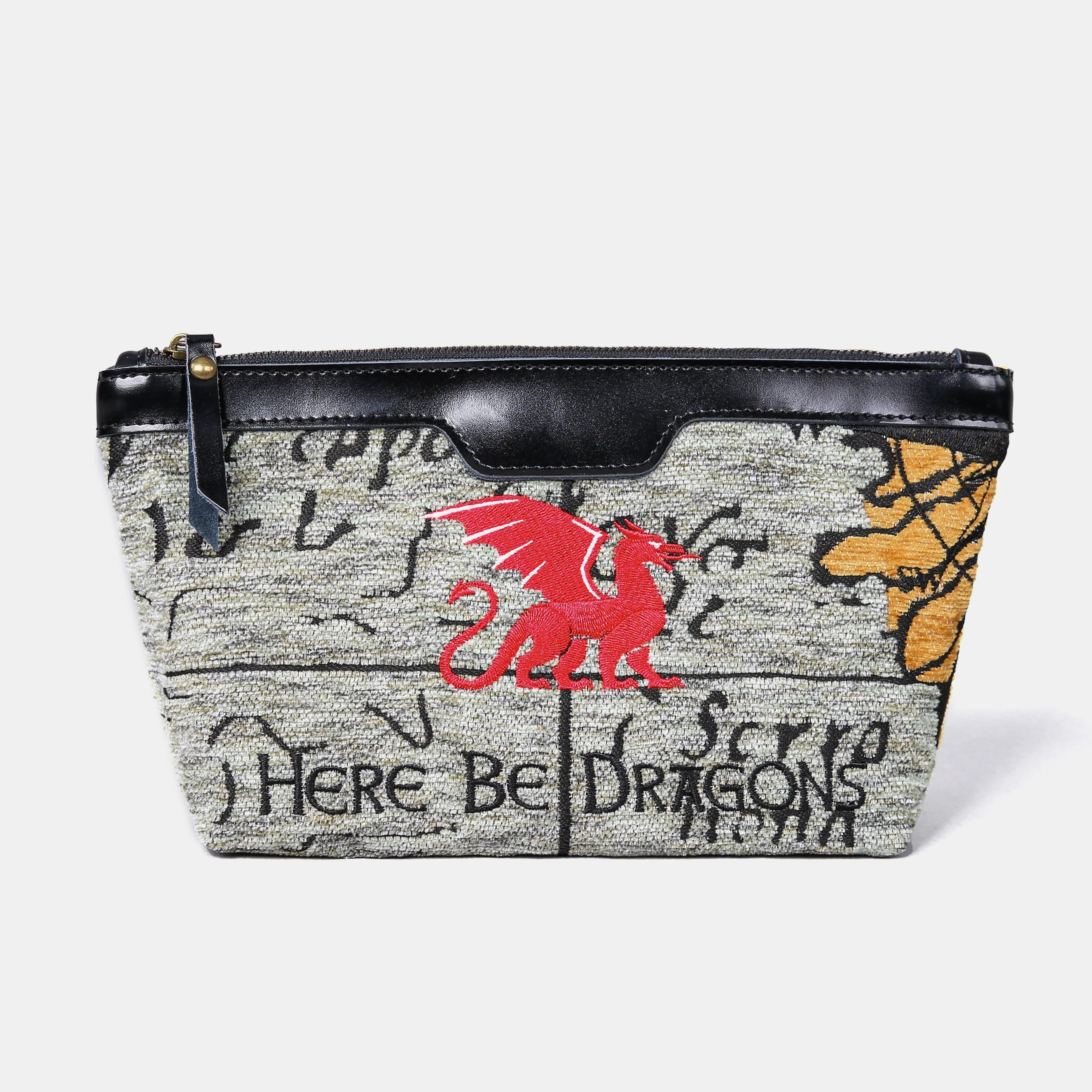 Here Be Dragons Carpet Makeup Bag