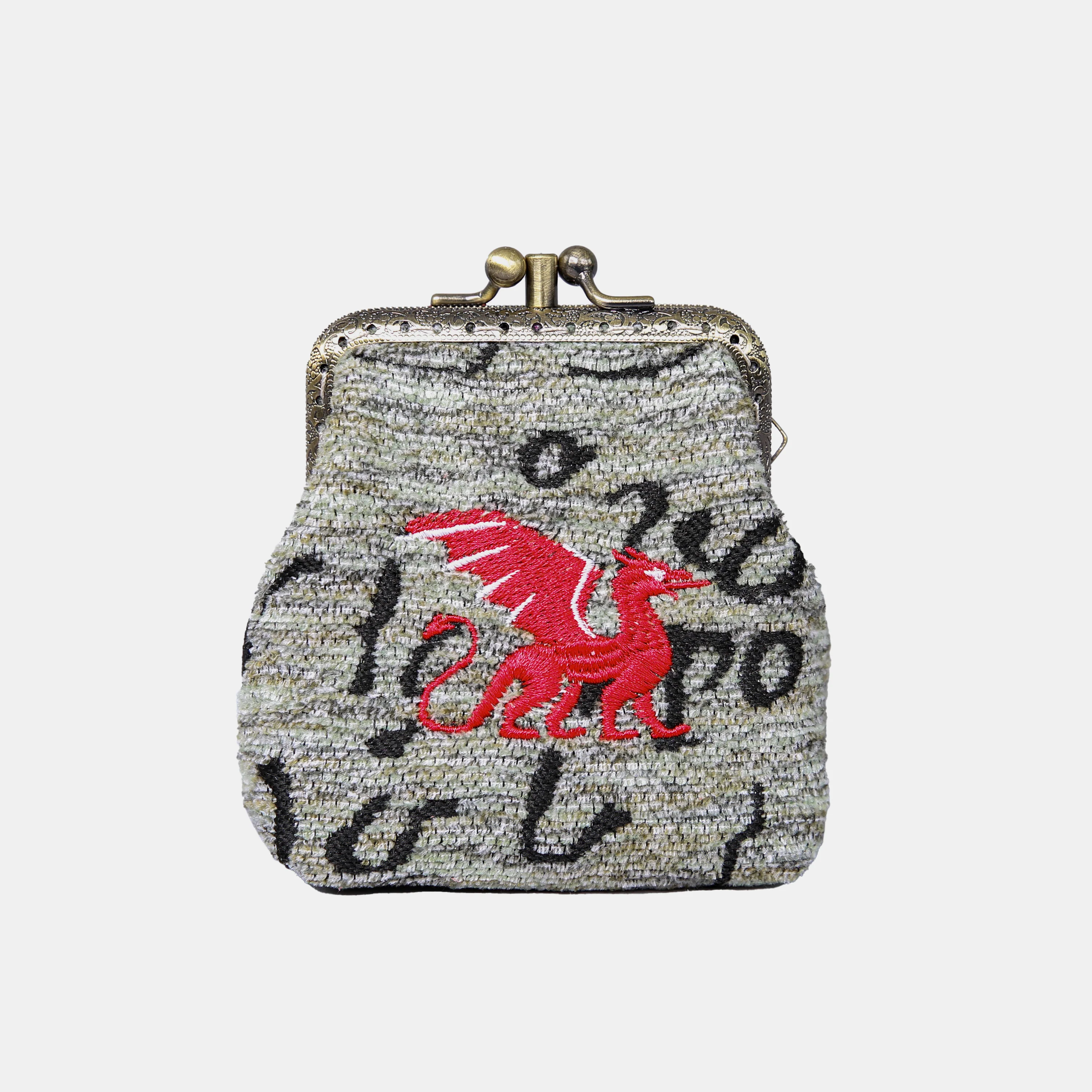 Here Be Dragons Double Kiss Clasp Coin Purse - Image 2