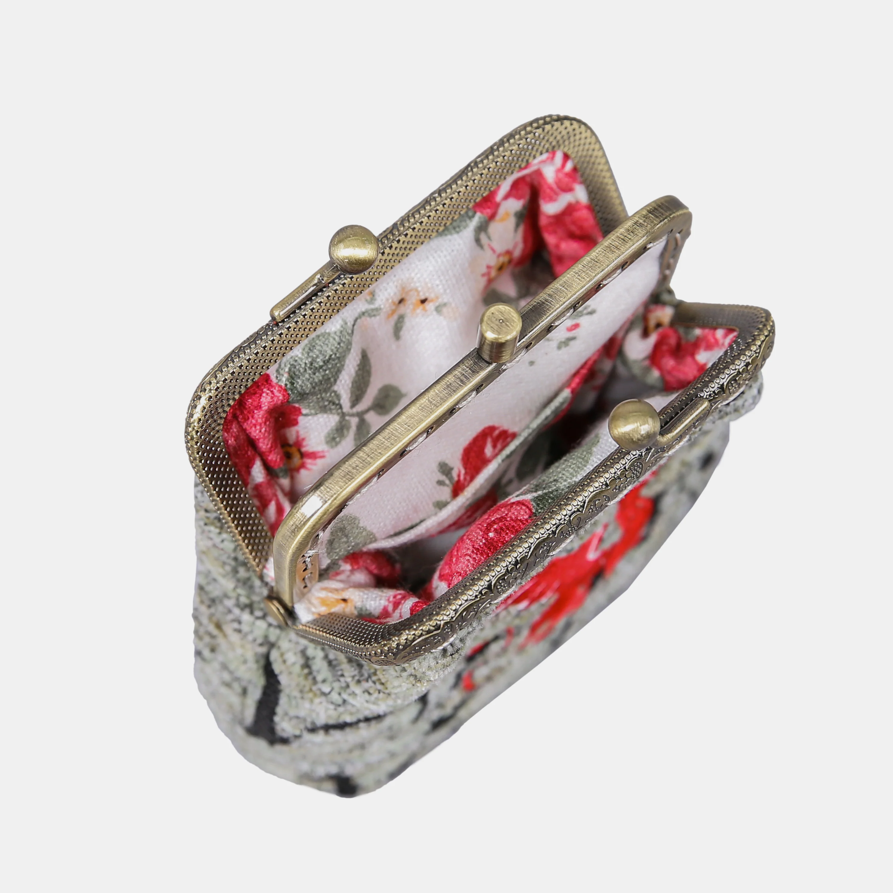 Here Be Dragons Double Kiss Clasp Coin Purse - Image 3