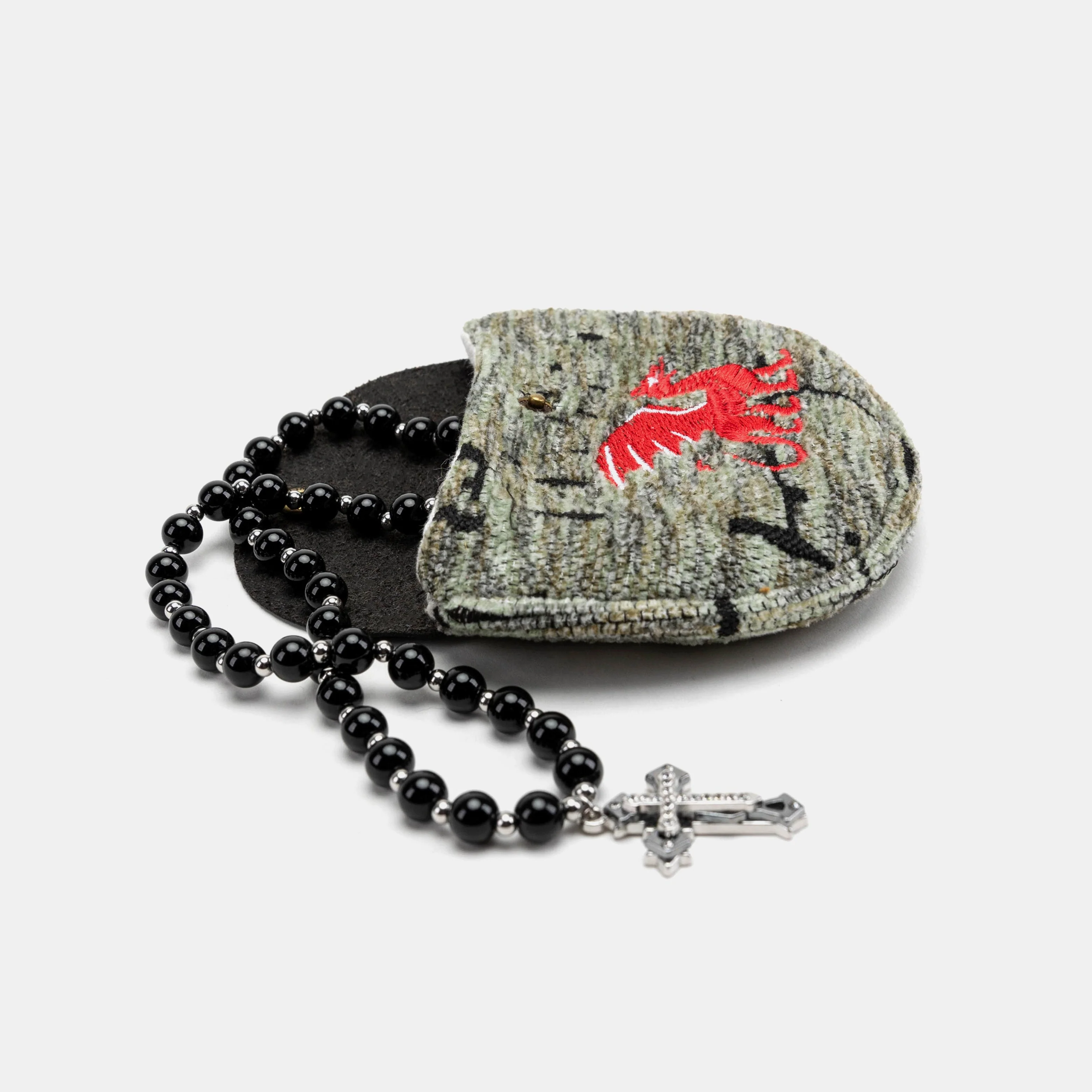 Here Be Dragons Rosary Bag