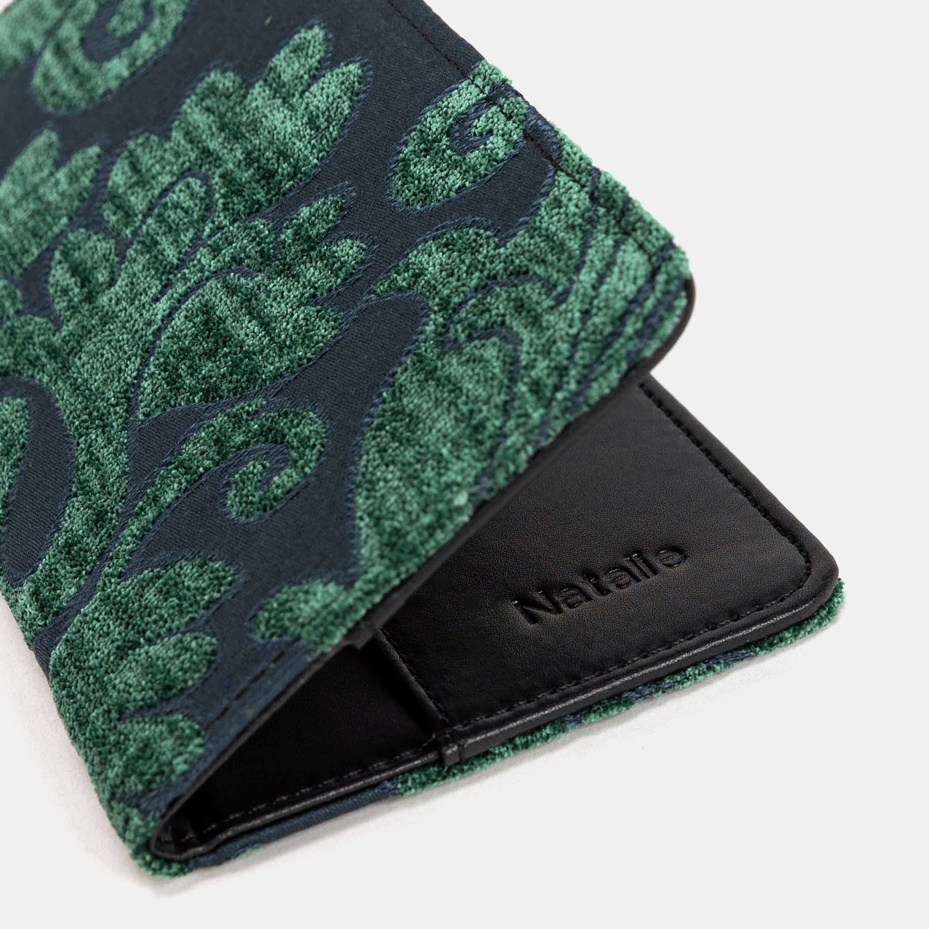 Queen Hunter Green Checkbook Cover - Image 4