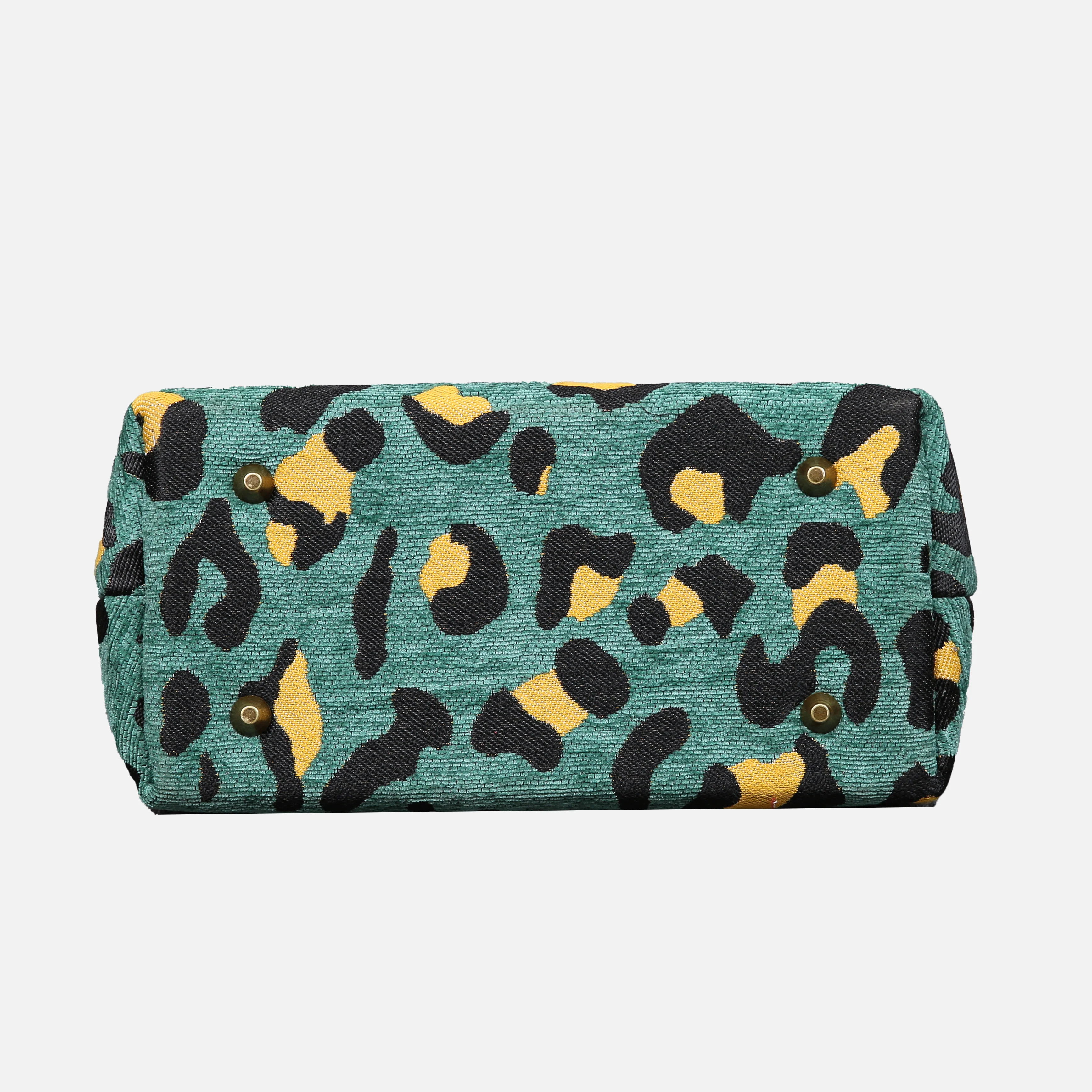 Leopard Green Carpet Satchel - Image 4