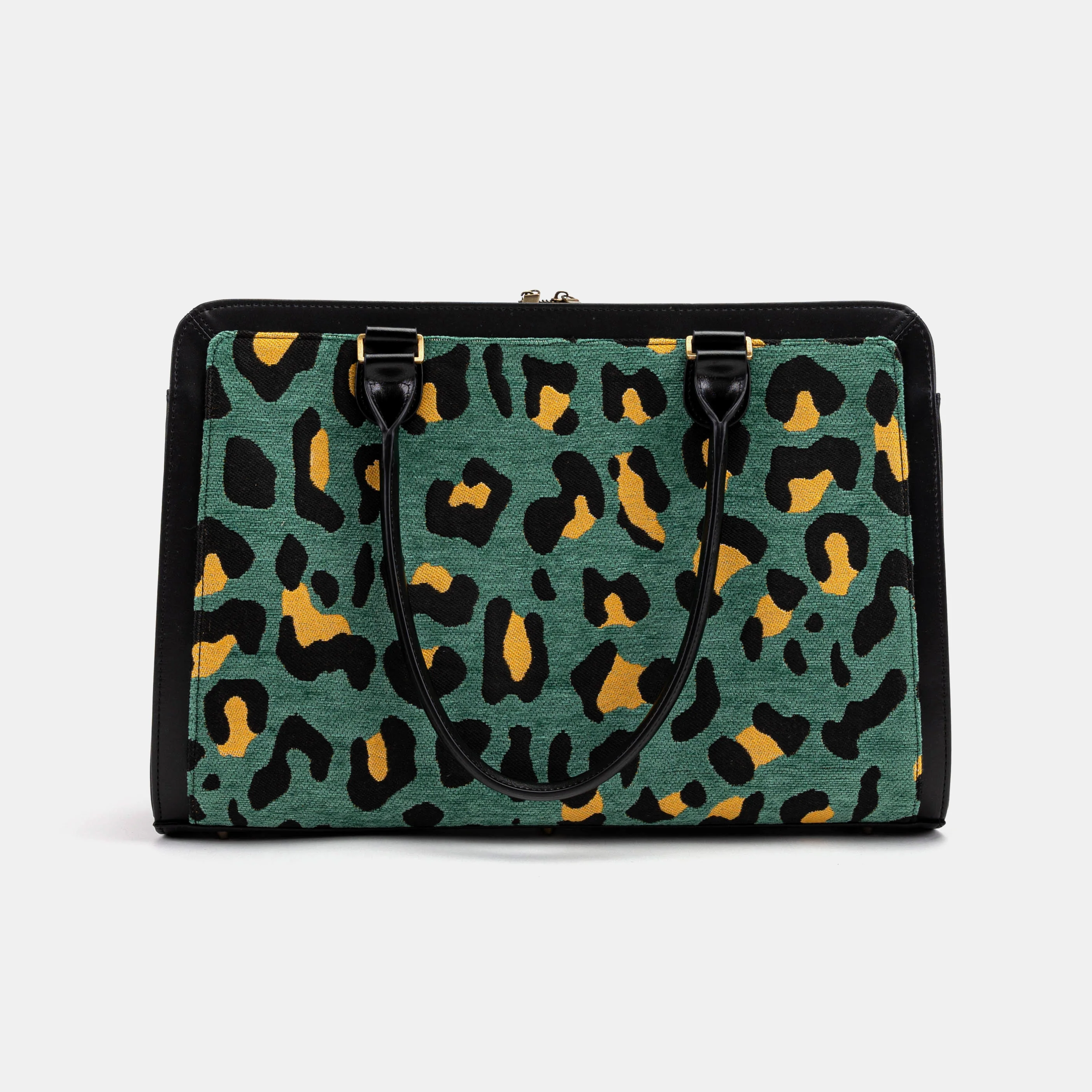 Leopard Green Business Tote - Image 5