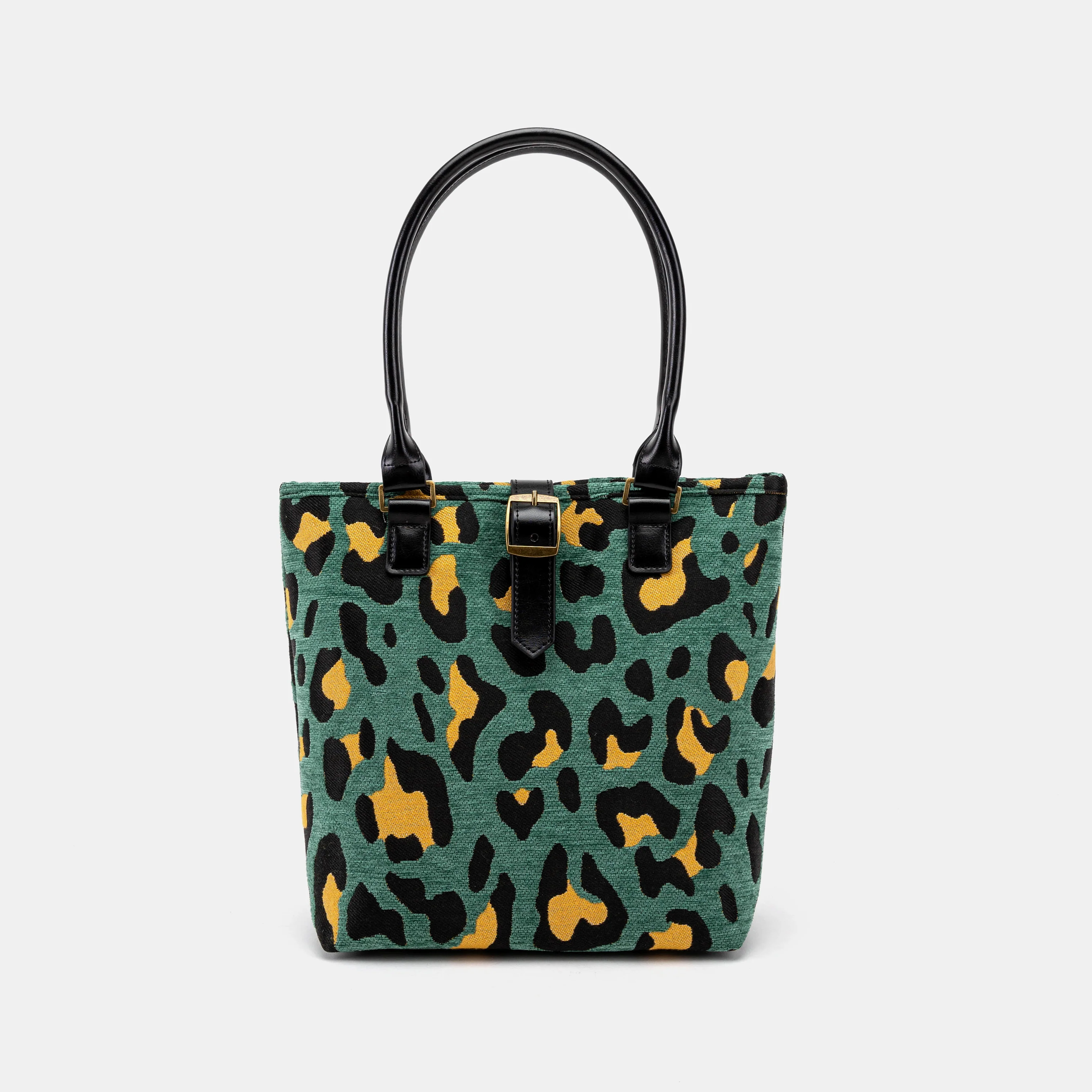 Leopard Green Everyday Tote