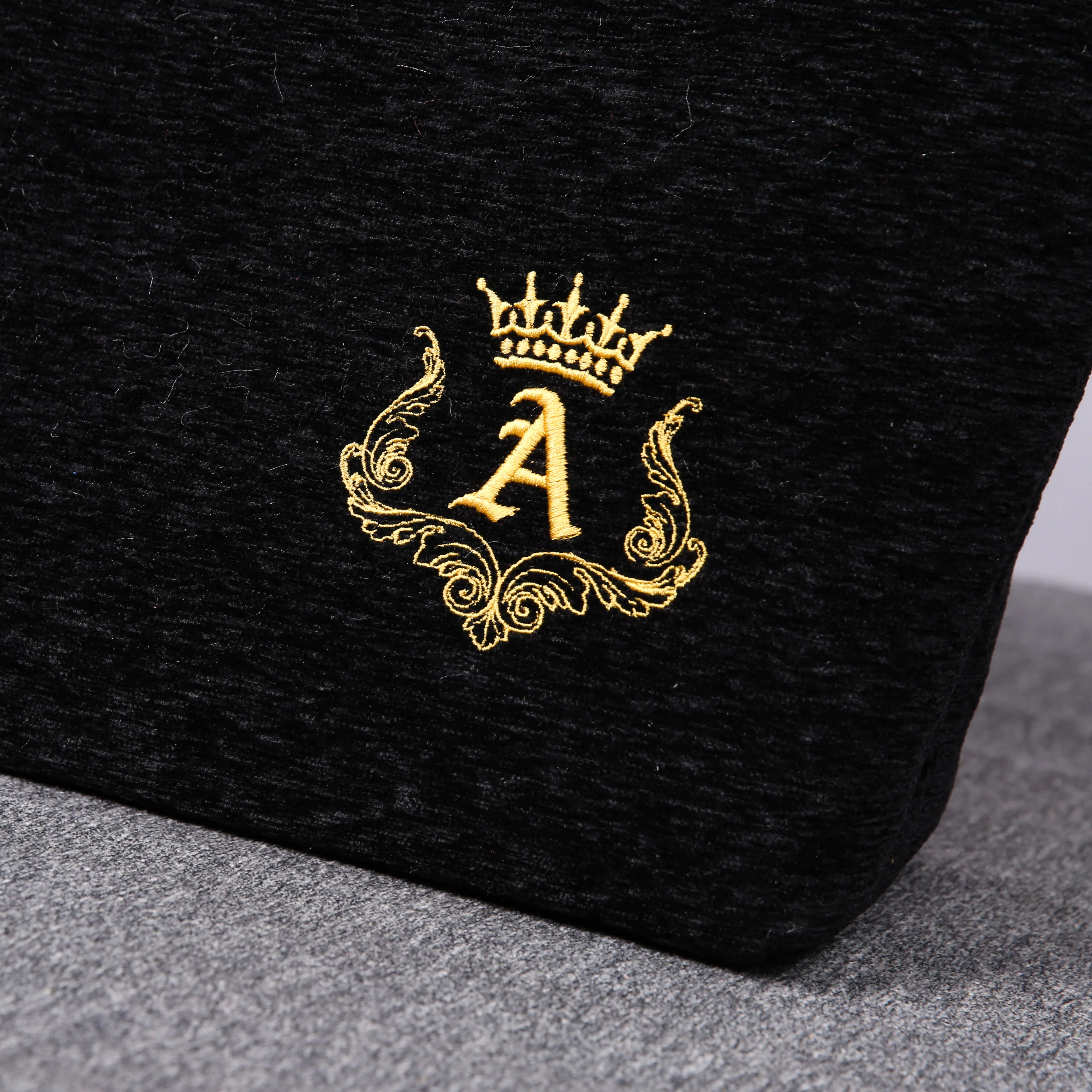 Luxury Monogrammed Black Tote - Image 4