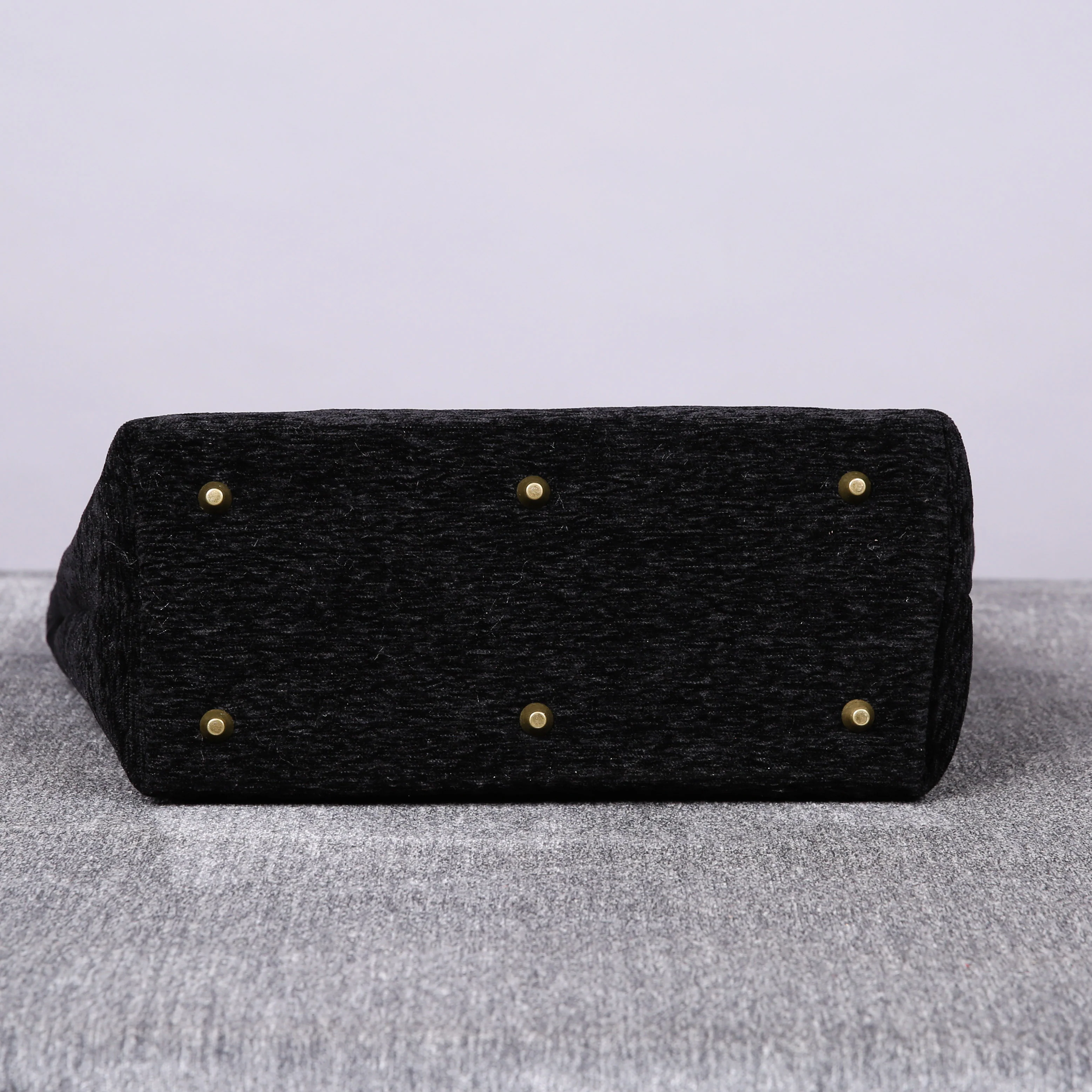 Luxury Monogrammed Black Tote - Image 8