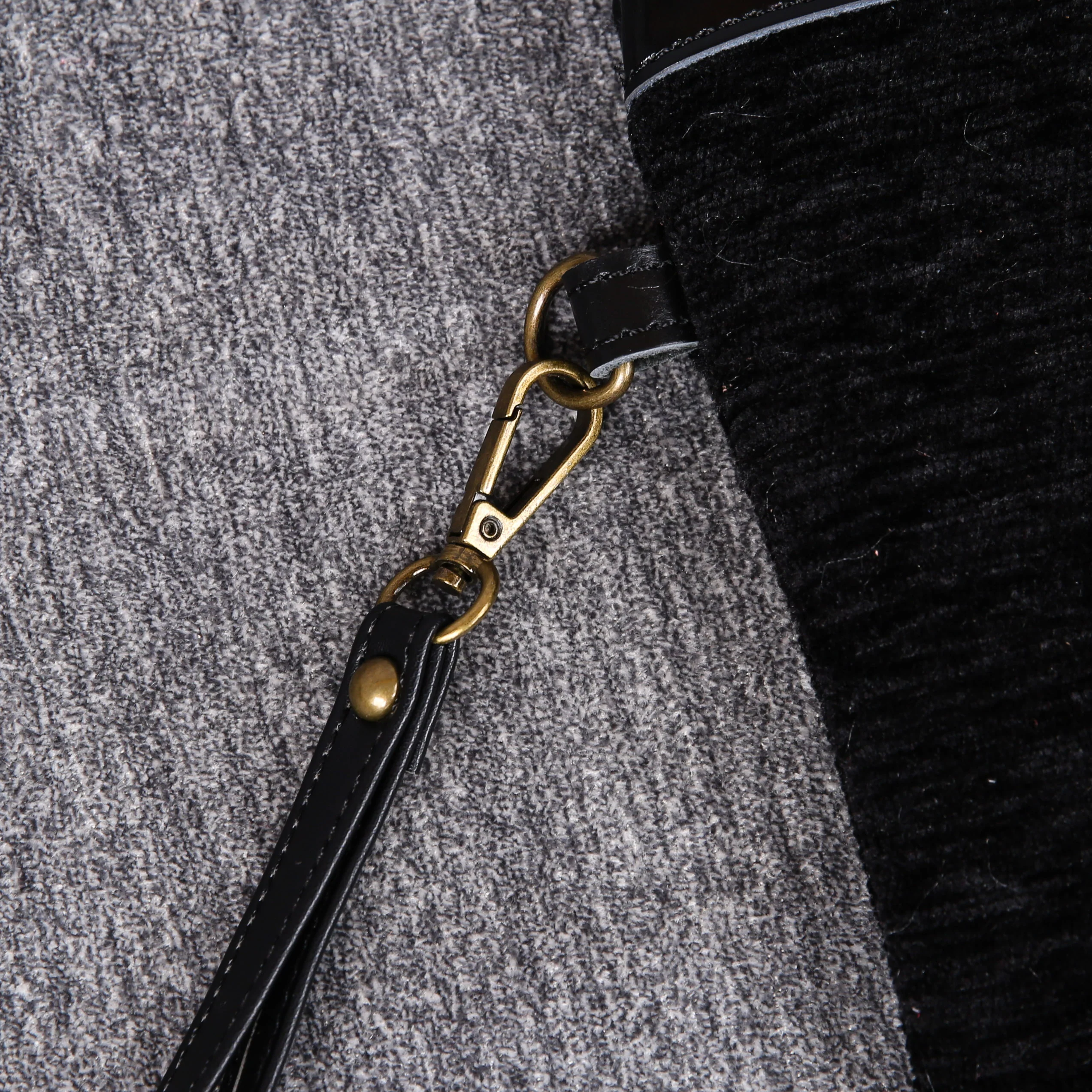 Luxury Monogrammed Black Clutch - Image 4
