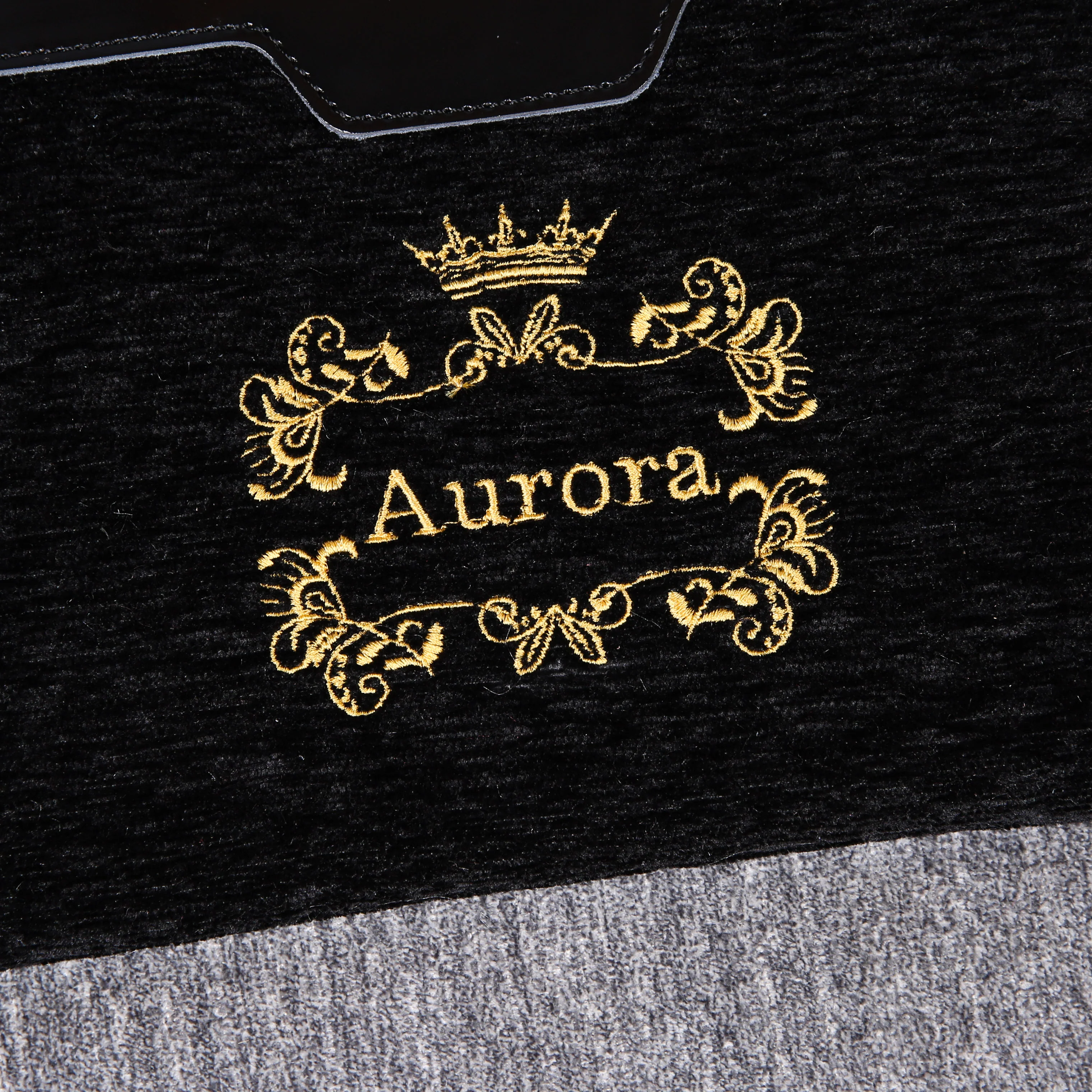 Luxury Monogrammed Black Clutch - Image 3