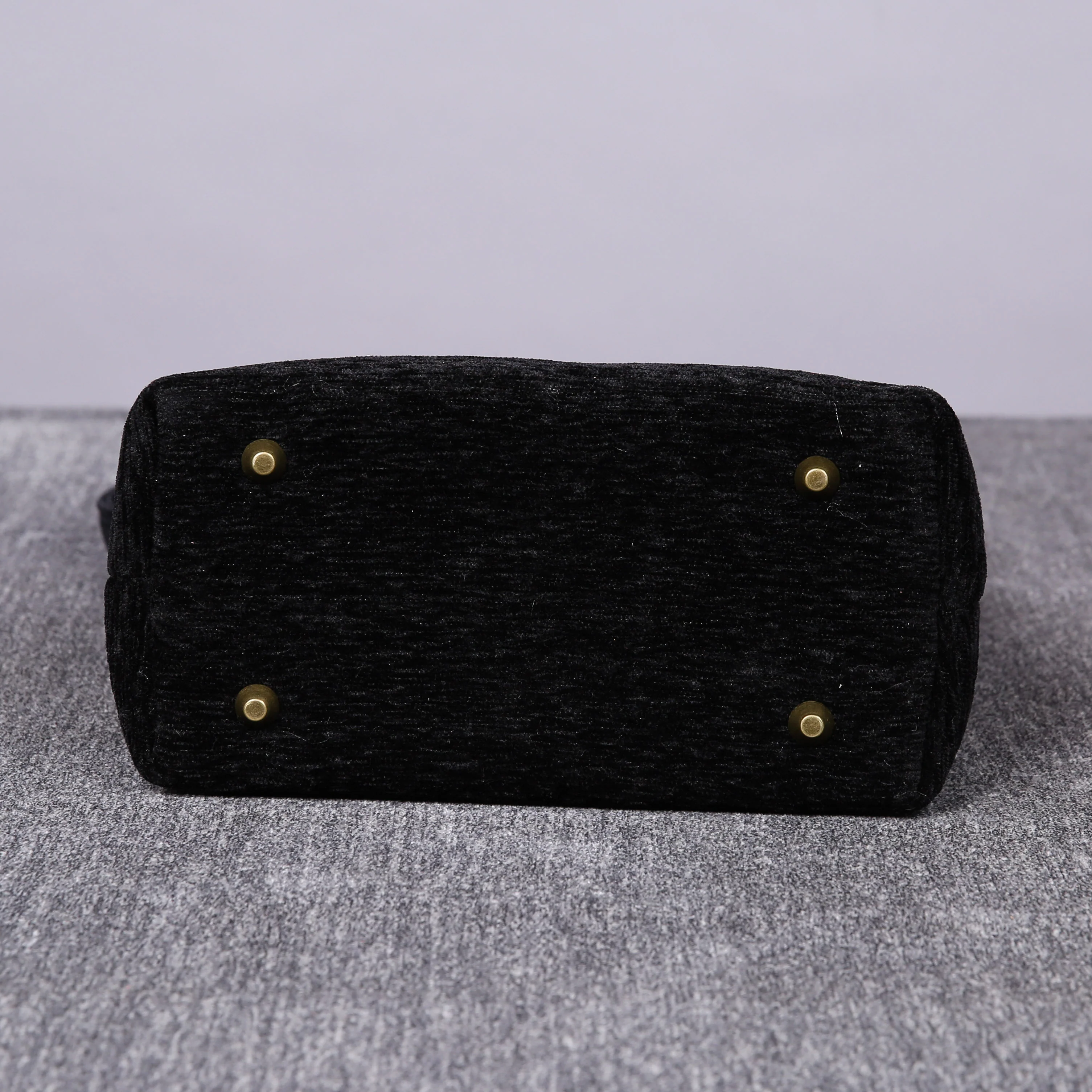 Luxury Monogrammed Black Compact Tote - Image 7