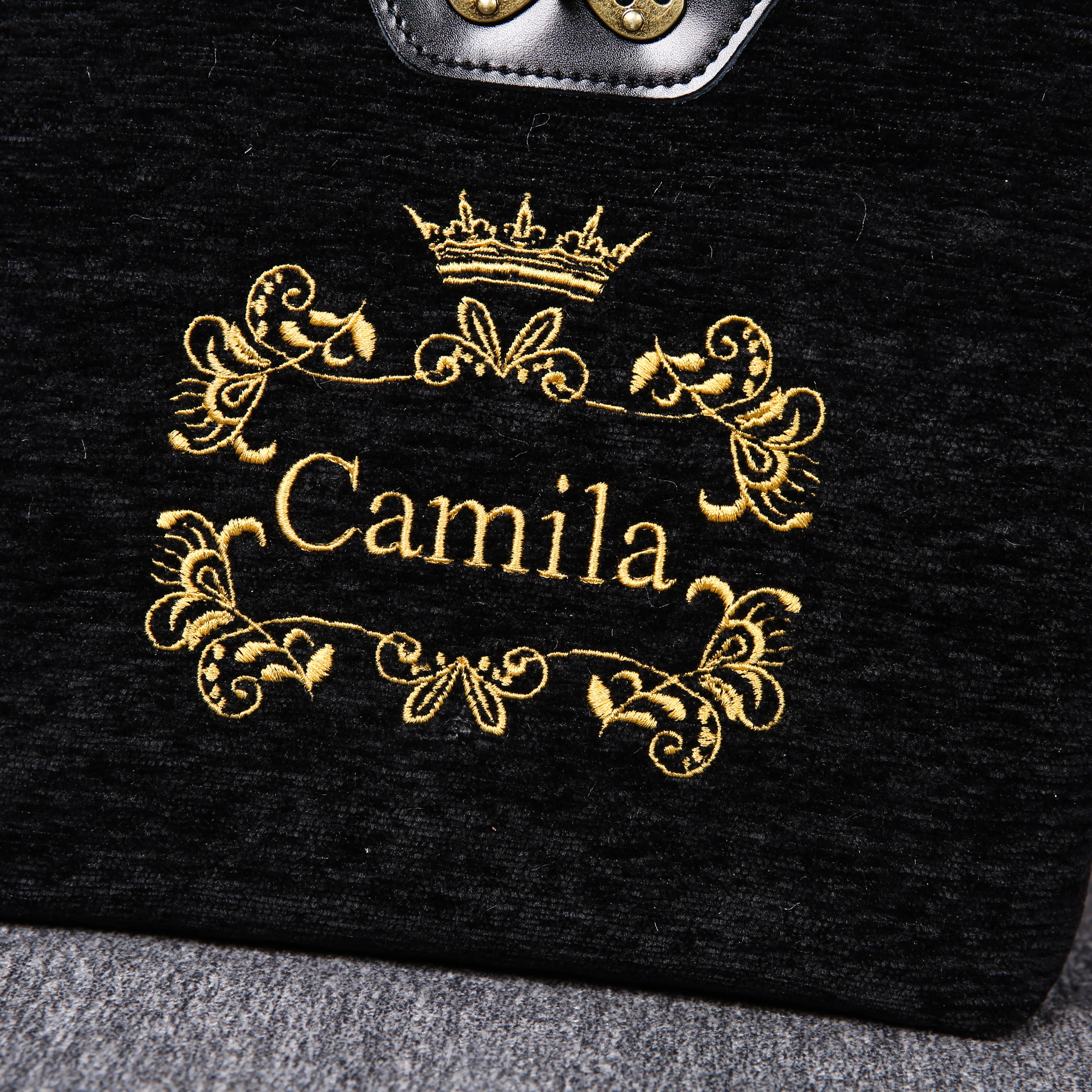 Luxury Monogrammed Black Cross Body - Image 2