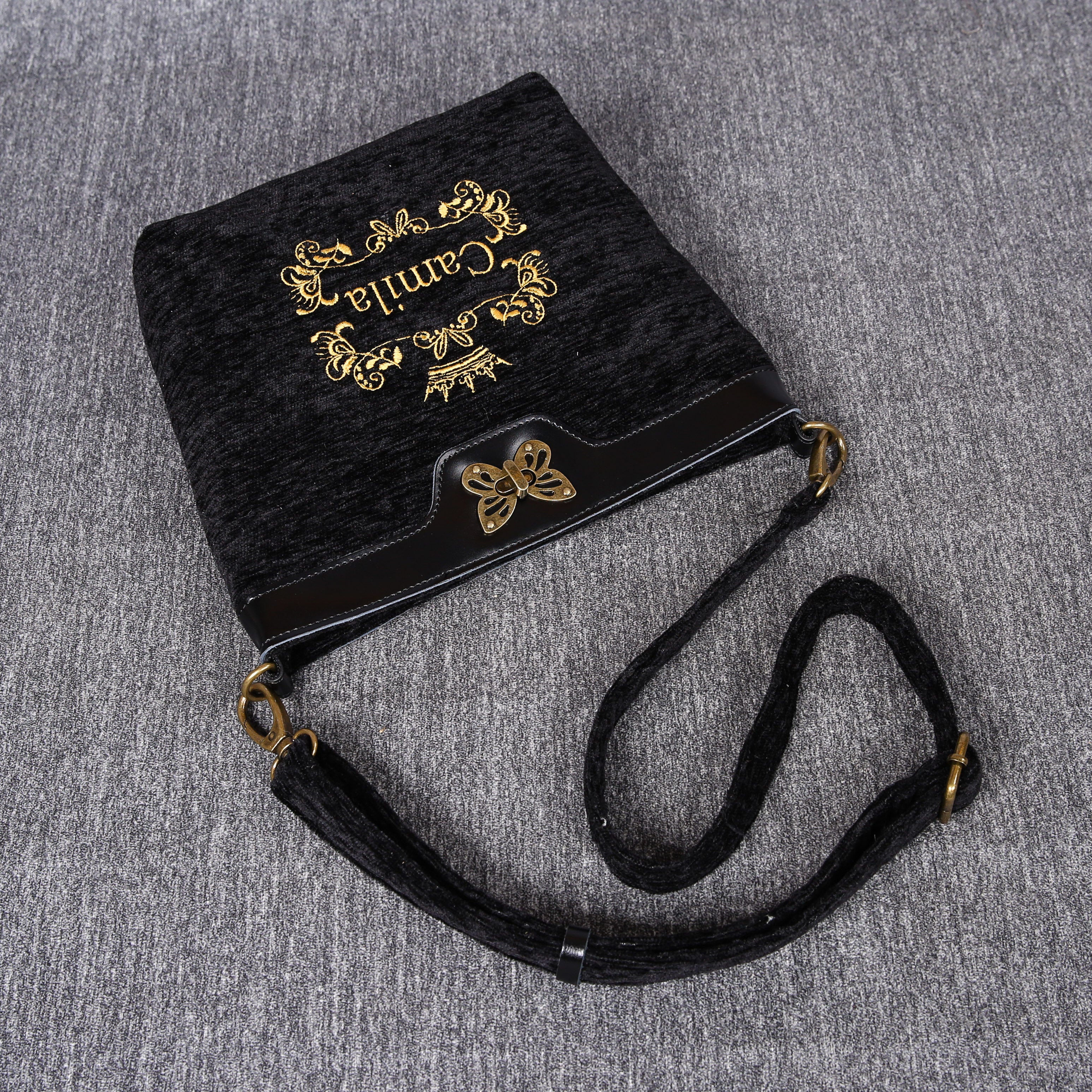 Luxury Monogrammed Black Cross Body - Image 7