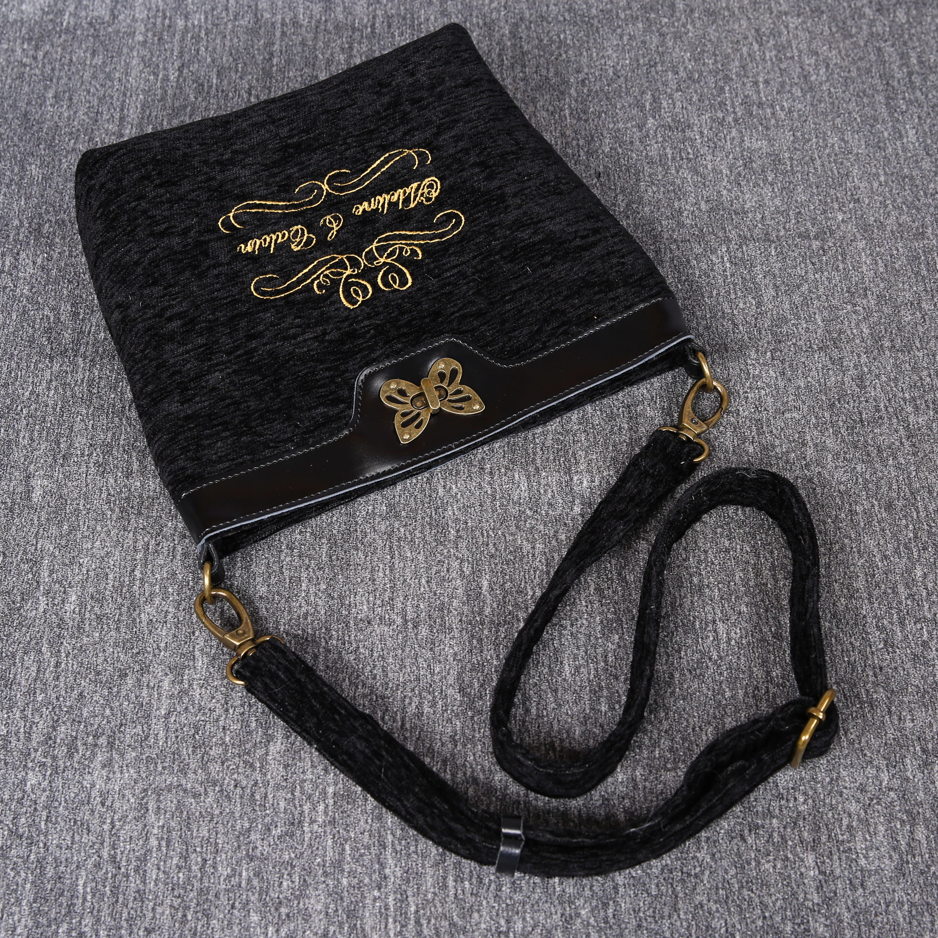 Luxury Monogrammed Black Cross Body - Image 7